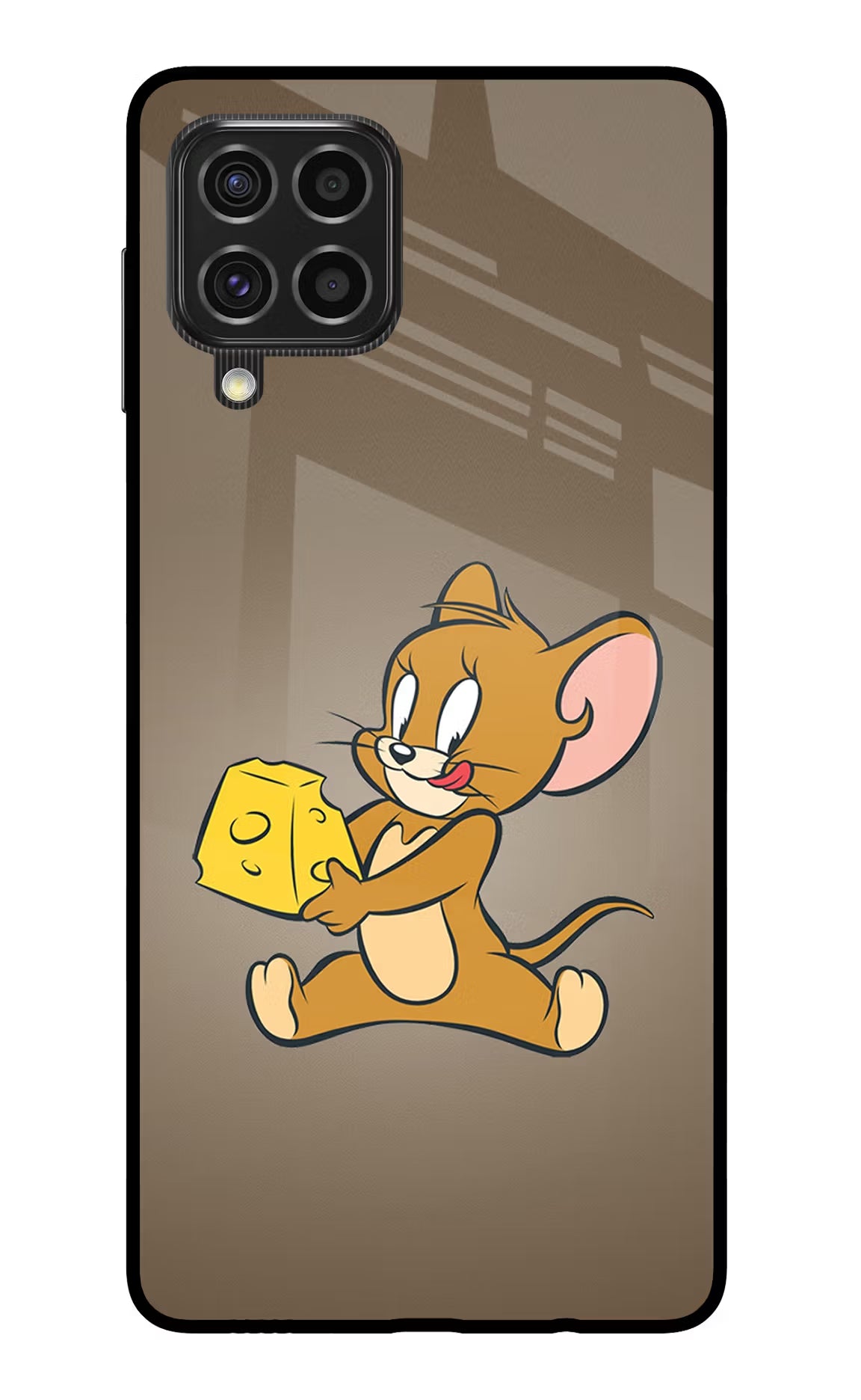 Jerry Samsung F62 Back Cover - Jerry Samsung F62 Glass Case Back Cover by Casekaro Jerry Samsung F62 Glass Case Back Cover by Casekaro