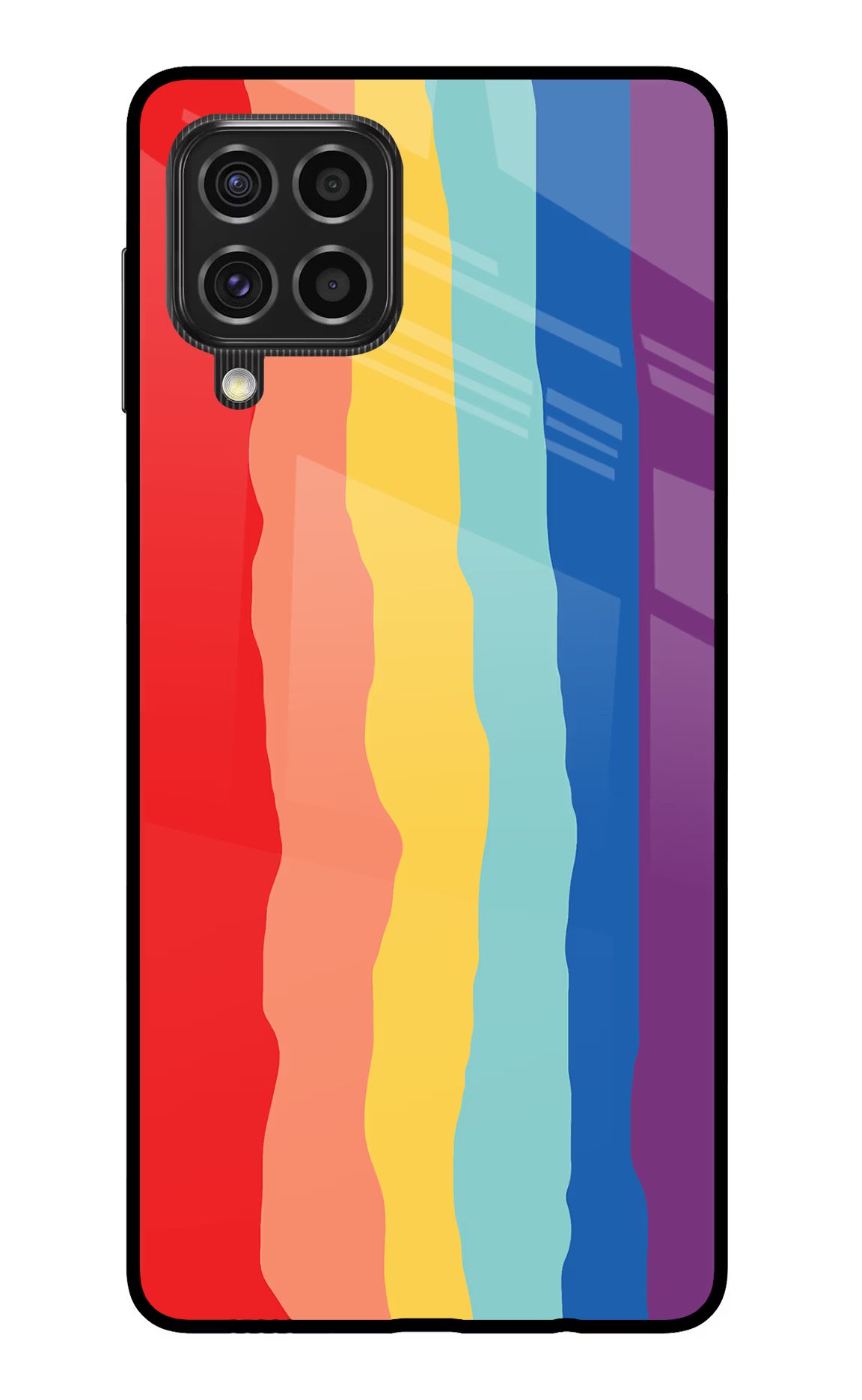 Rainbow Samsung F62 Glass Case - Rainbow Samsung F62 Glass Case Rainbow Samsung F62 Glass Case