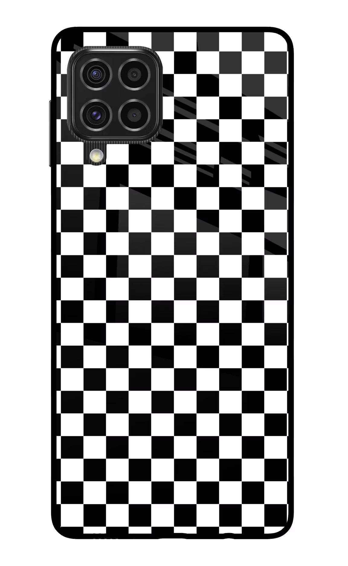 Chess Board Samsung F62 Back Cover - Chess Board Samsung F62 Glass Case Back Cover by Casekaro Chess Board Samsung F62 Glass Case Back Cover by Casekaro