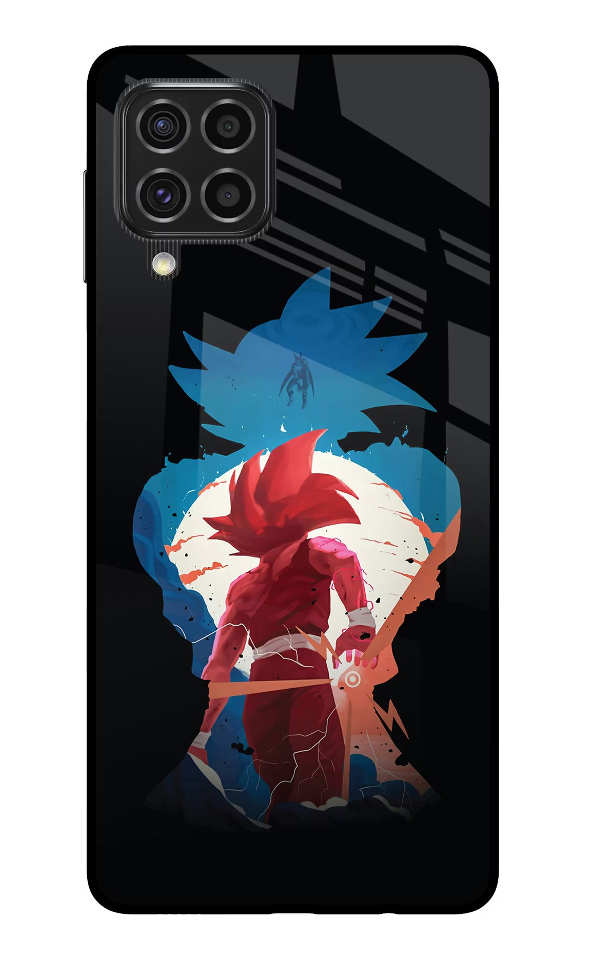 Goku Samsung F62 Glass Case - Goku Samsung F62 Glass Case Goku Samsung F62 Glass Case
