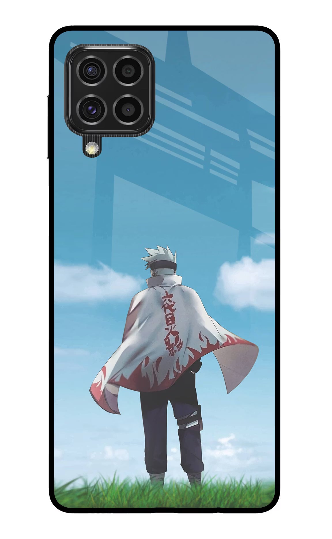 Kakashi Samsung F62 Back Cover - Kakashi Samsung F62 Glass Case Back Cover by Casekaro Kakashi Samsung F62 Glass Case Back Cover by Casekaro