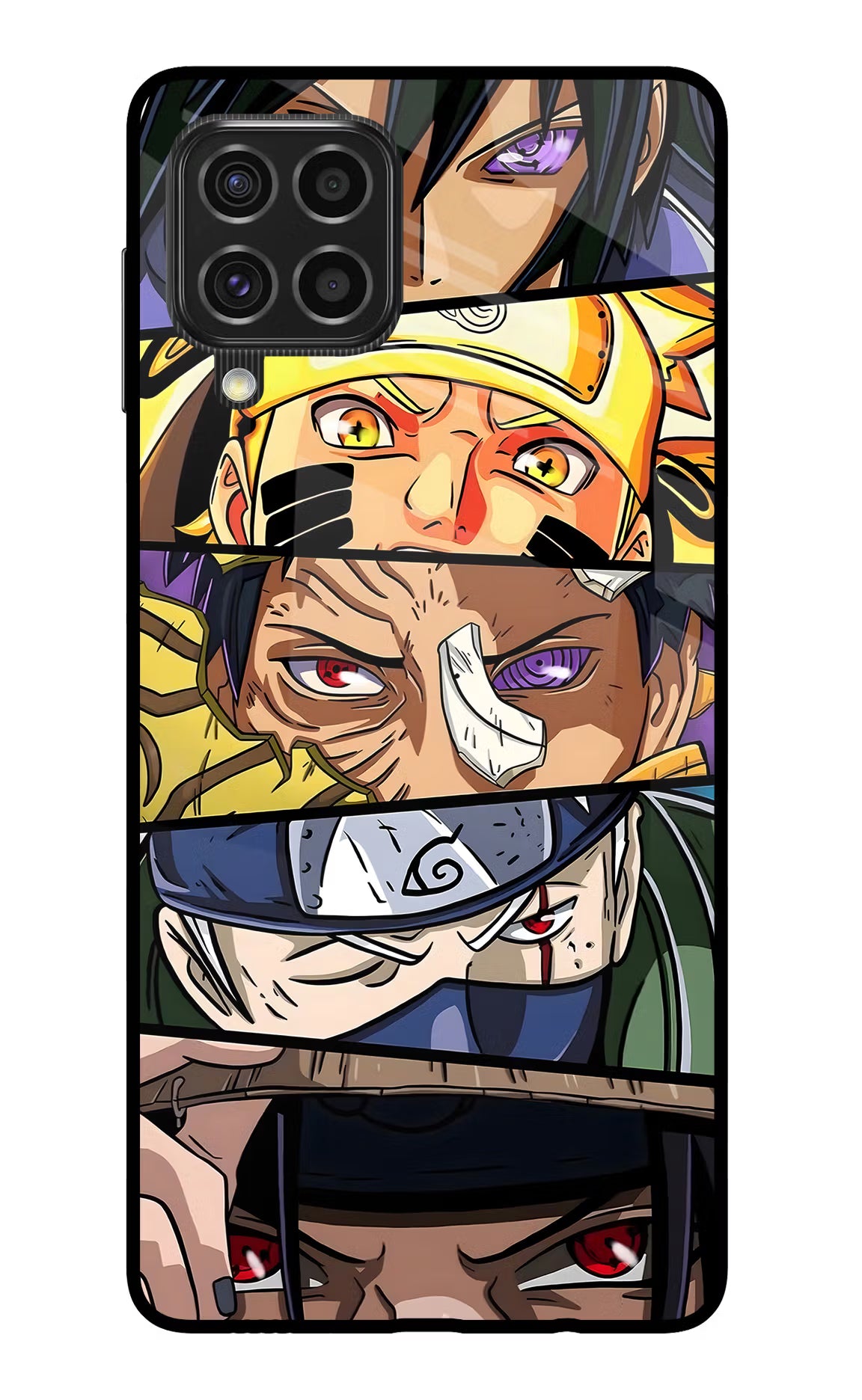 Naruto Character Samsung F62 Glass Case - Naruto Character Samsung F62 Glass Case Naruto Character Samsung F62 Glass Case