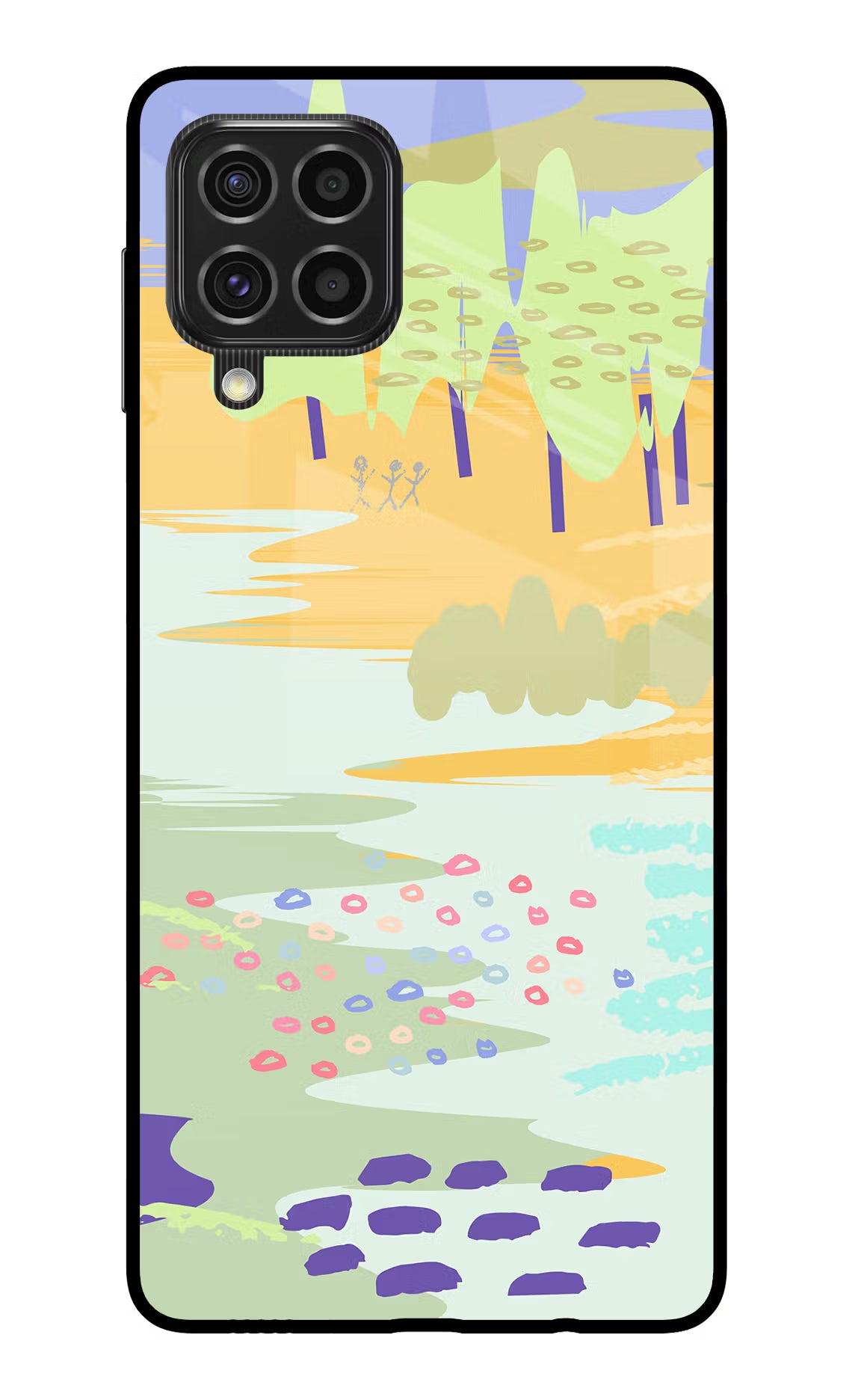 Scenery Samsung F62 Back Cover - Scenery Samsung F62 Glass Case Back Cover by Casekaro Scenery Samsung F62 Glass Case Back Cover by Casekaro