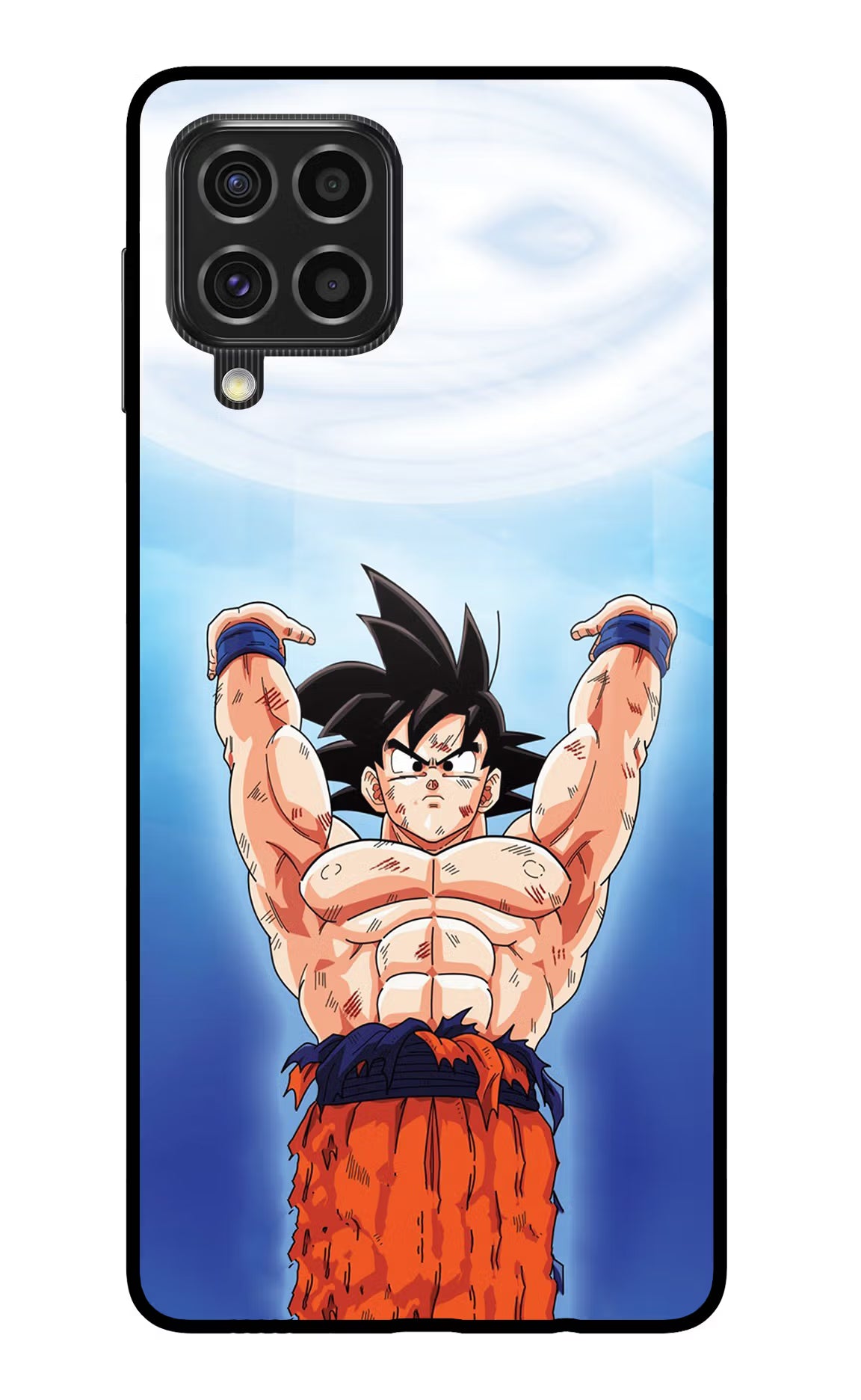 Goku Power Samsung F62 Glass Case - Goku Power Samsung F62 Glass Case Goku Power Samsung F62 Glass Case