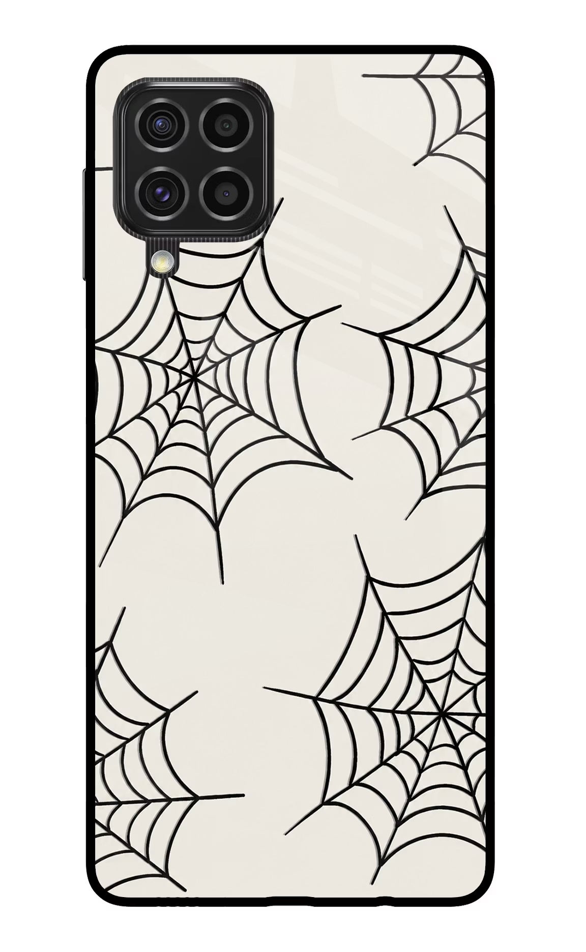 Spider Web Samsung F62 Glass Case - Spider Web Samsung F62 Glass Case Spider Web Samsung F62 Glass Case