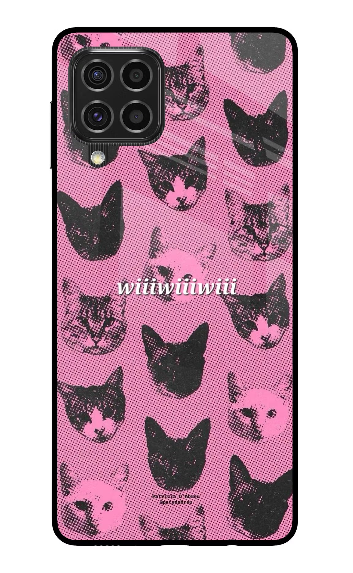 Pink Cats Samsung F62 Glass Case - Pink Cats Samsung F62 Glass Case Pink Cats Samsung F62 Glass Case
