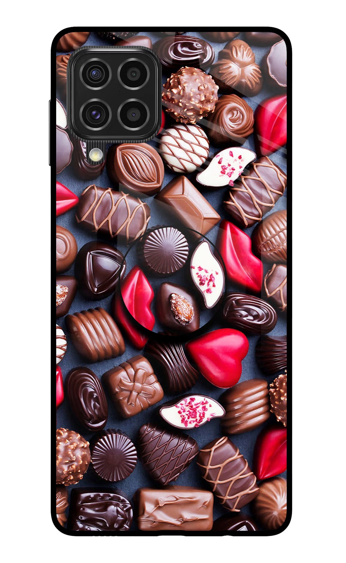 Chocolates Samsung F62 Glass Case - Chocolates Samsung F62 Glass Case Chocolates Samsung F62 Glass Case