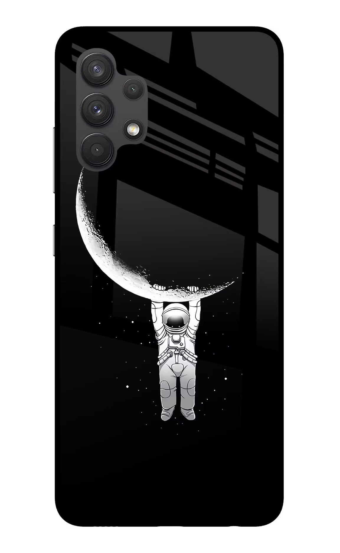 Moon Space Samsung A32 4G Glass Case - Moon Space Samsung A32 4G Glass Case Moon Space Samsung A32 4G Glass Case