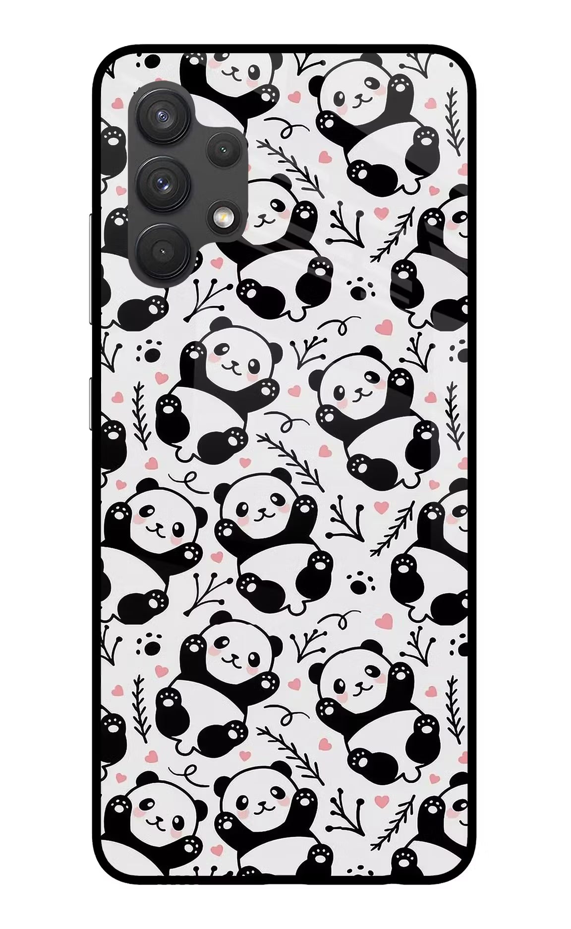 Cute Panda Samsung A32 4G Glass Case - Cute Panda Samsung A32 4G Glass Case Cute Panda Samsung A32 4G Glass Case