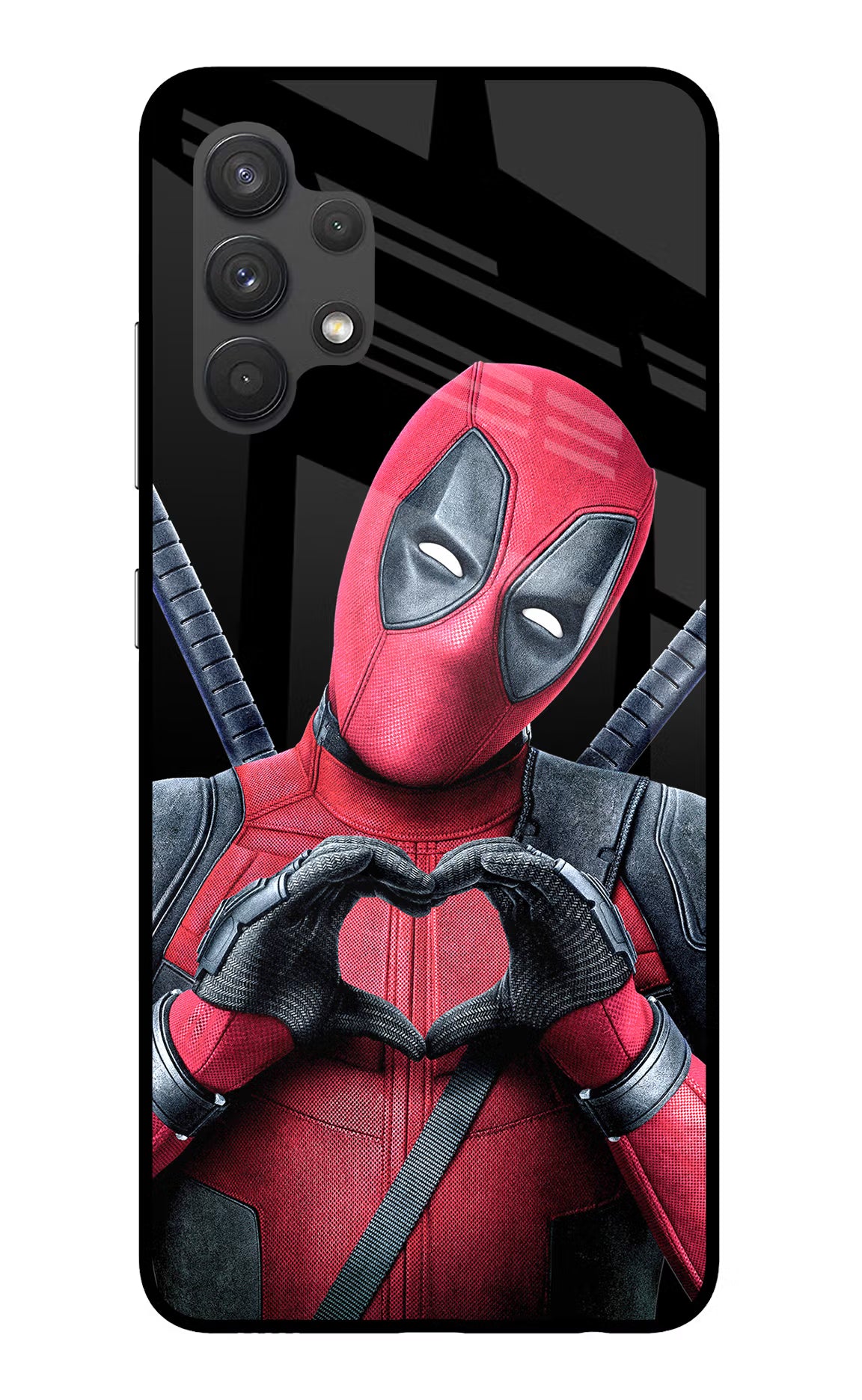 Deadpool Samsung A32 4G Glass Case - Deadpool Samsung A32 4G Glass Case Deadpool Samsung A32 4G Glass Case