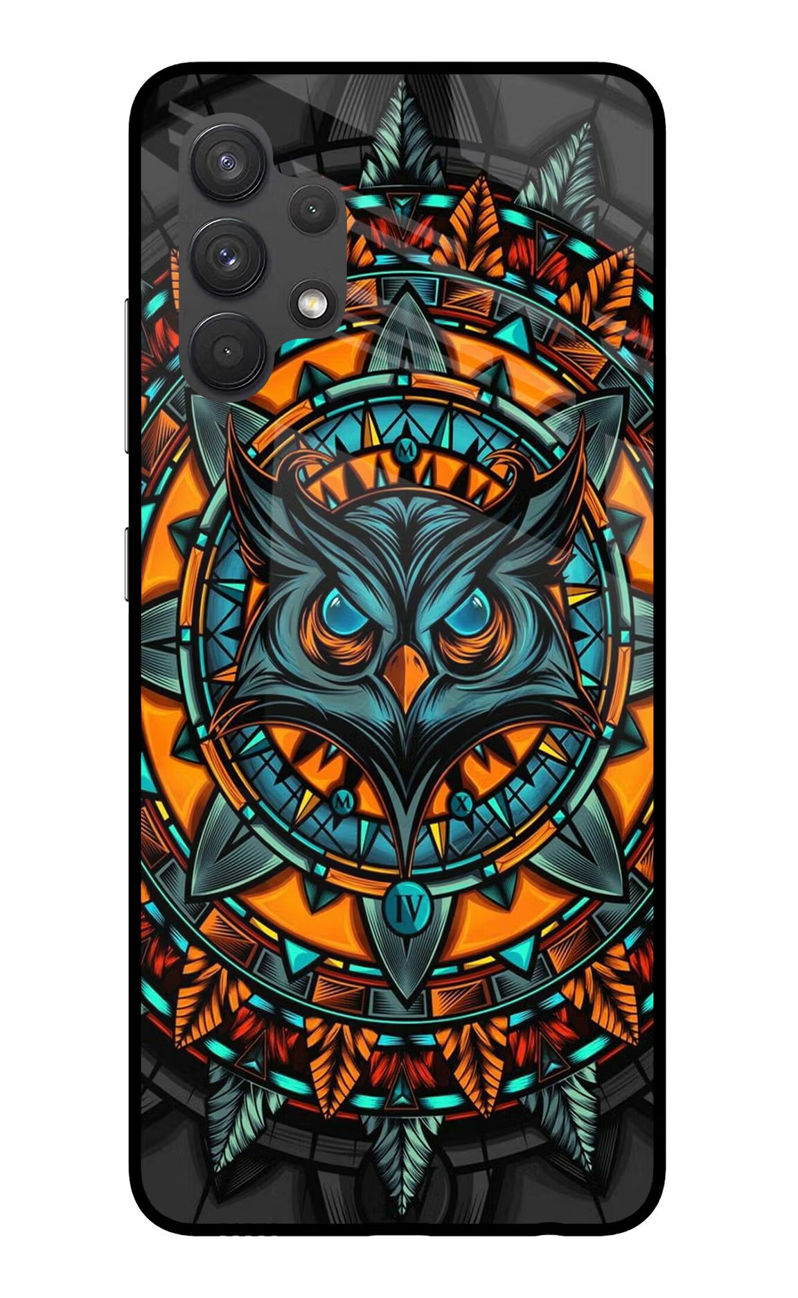 Angry Owl Art Samsung A32 4G Glass Case - Angry Owl Art Samsung A32 4G Glass Case Angry Owl Art Samsung A32 4G Glass Case