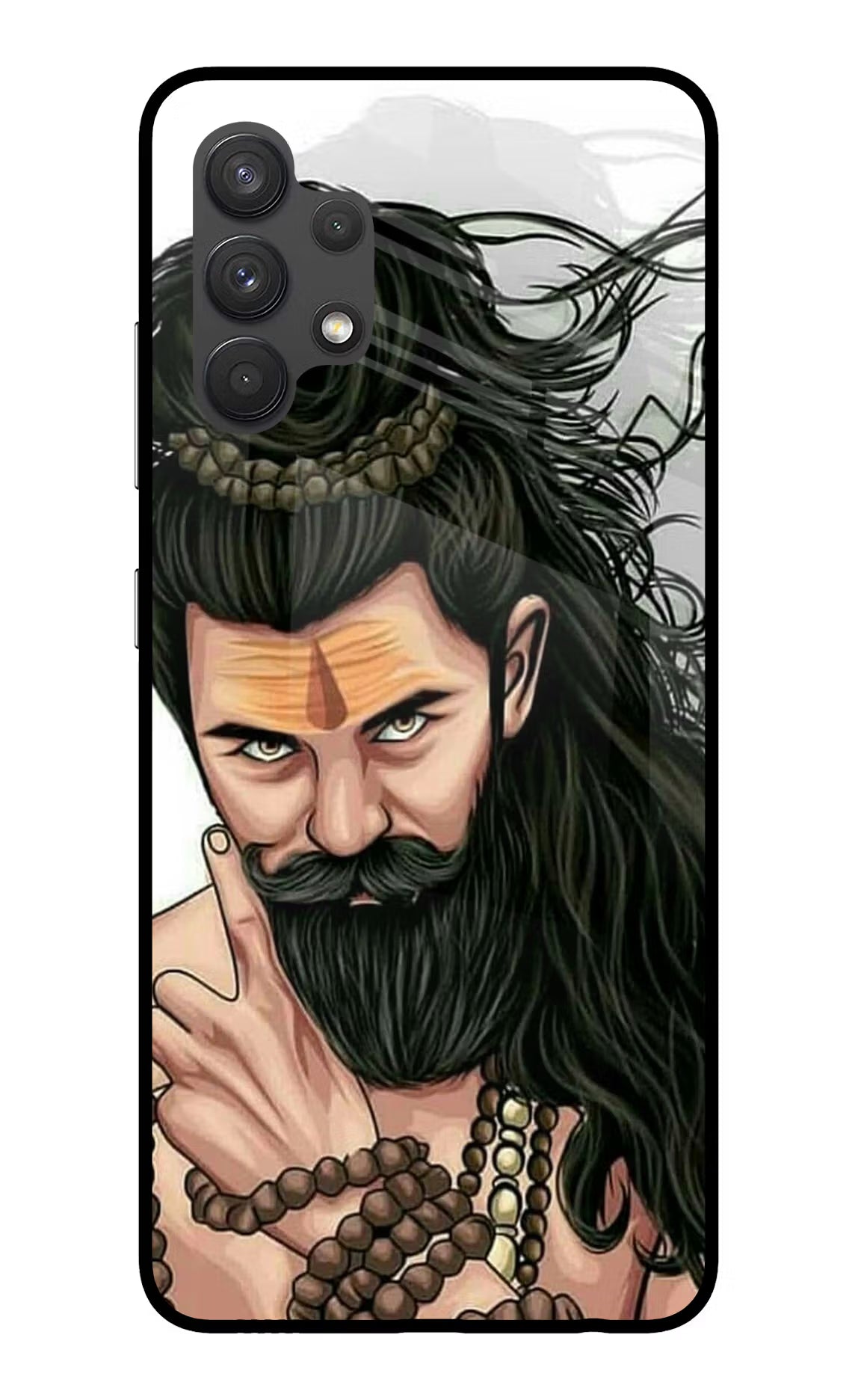 Mahadev Samsung A32 4G Glass Case - Mahadev Samsung A32 4G Glass Case Mahadev Samsung A32 4G Glass Case