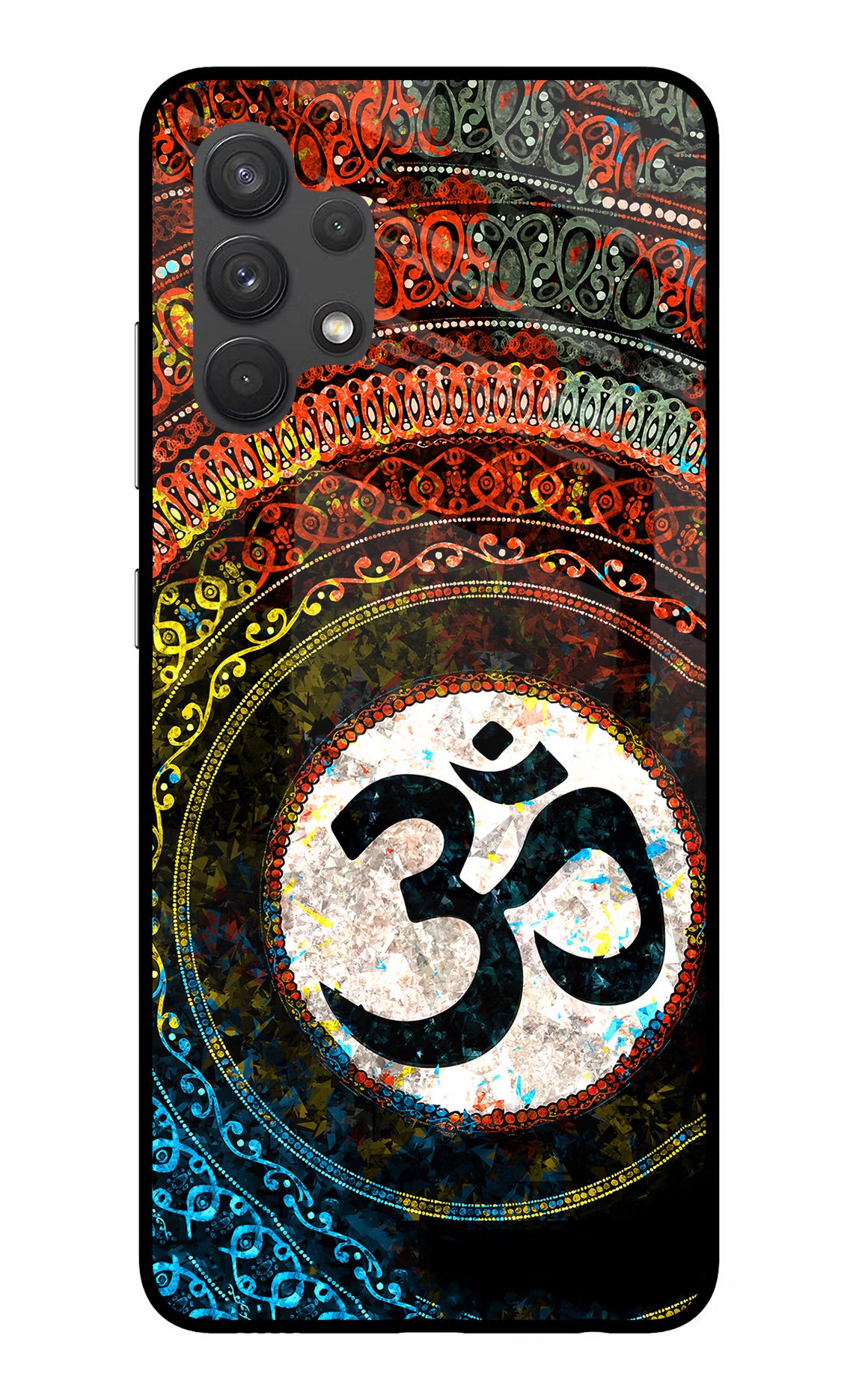 Om Cultural Samsung A32 4G Glass Case - Om Cultural Samsung A32 4G Glass Case Om Cultural Samsung A32 4G Glass Case
