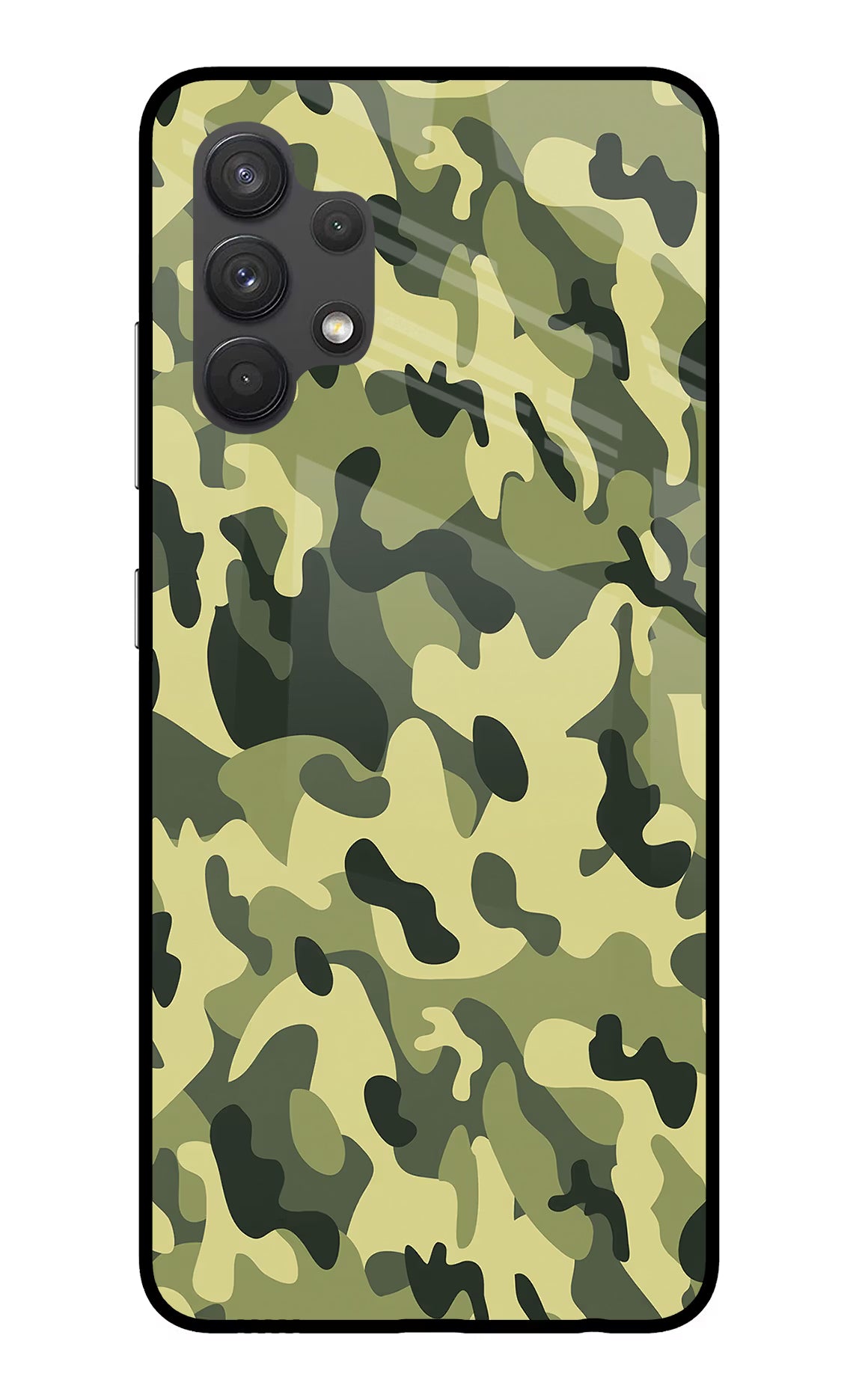 Camouflage Samsung A32 4G Glass Case - Camouflage Samsung A32 4G Glass Case Camouflage Samsung A32 4G Glass Case