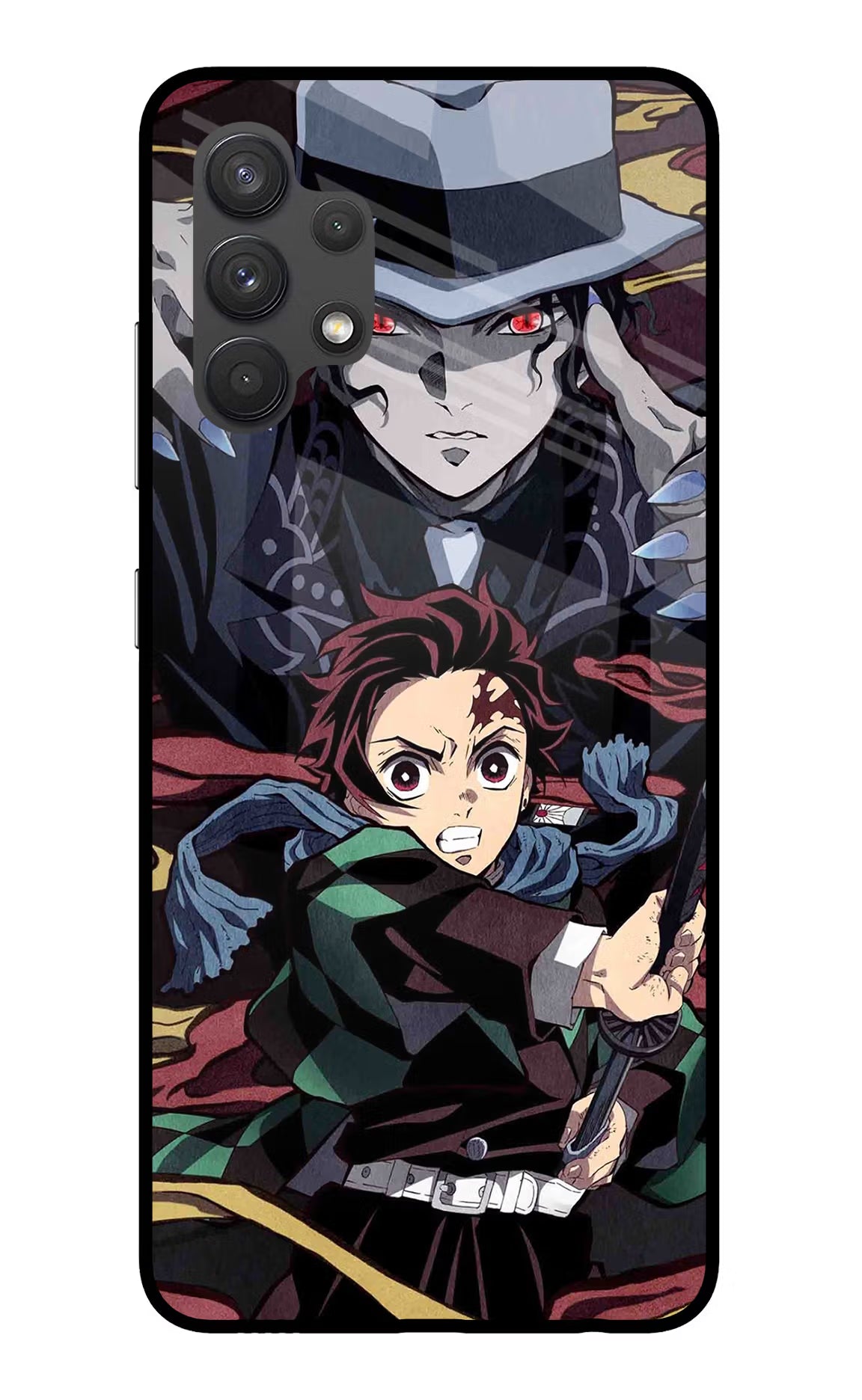 Demon Slayer Samsung A32 4G Glass Case - Demon Slayer Samsung A32 4G Glass Case Demon Slayer Samsung A32 4G Glass Case