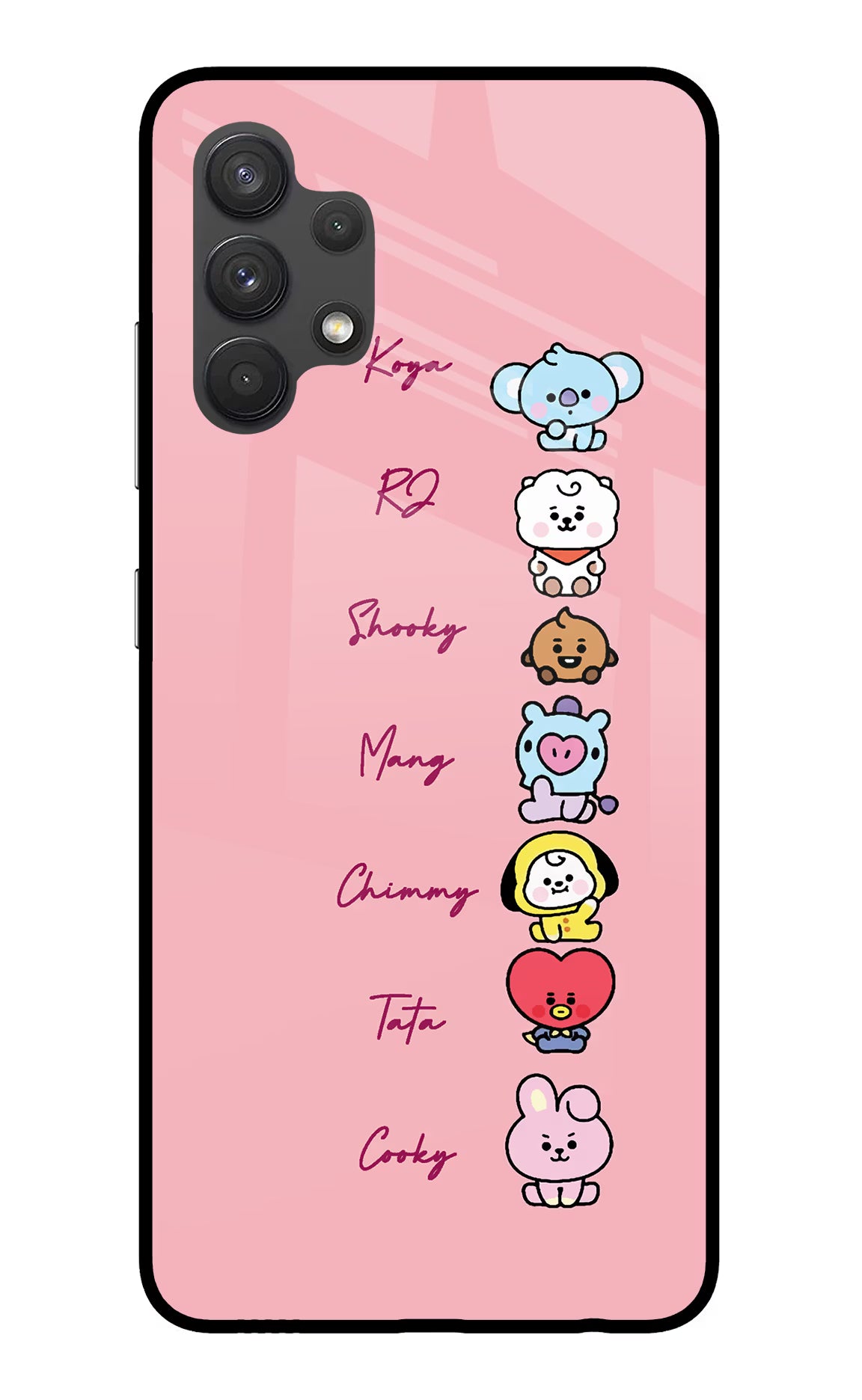 BTS names Samsung A32 4G Glass Case - BTS names Samsung A32 4G Glass Case BTS names Samsung A32 4G Glass Case