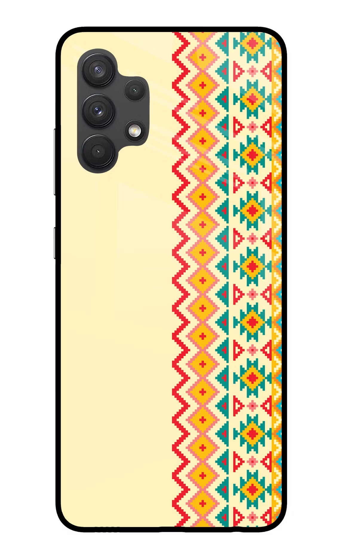 Ethnic Seamless Samsung A32 4G Glass Case - Ethnic Seamless Samsung A32 4G Glass Case Ethnic Seamless Samsung A32 4G Glass Case