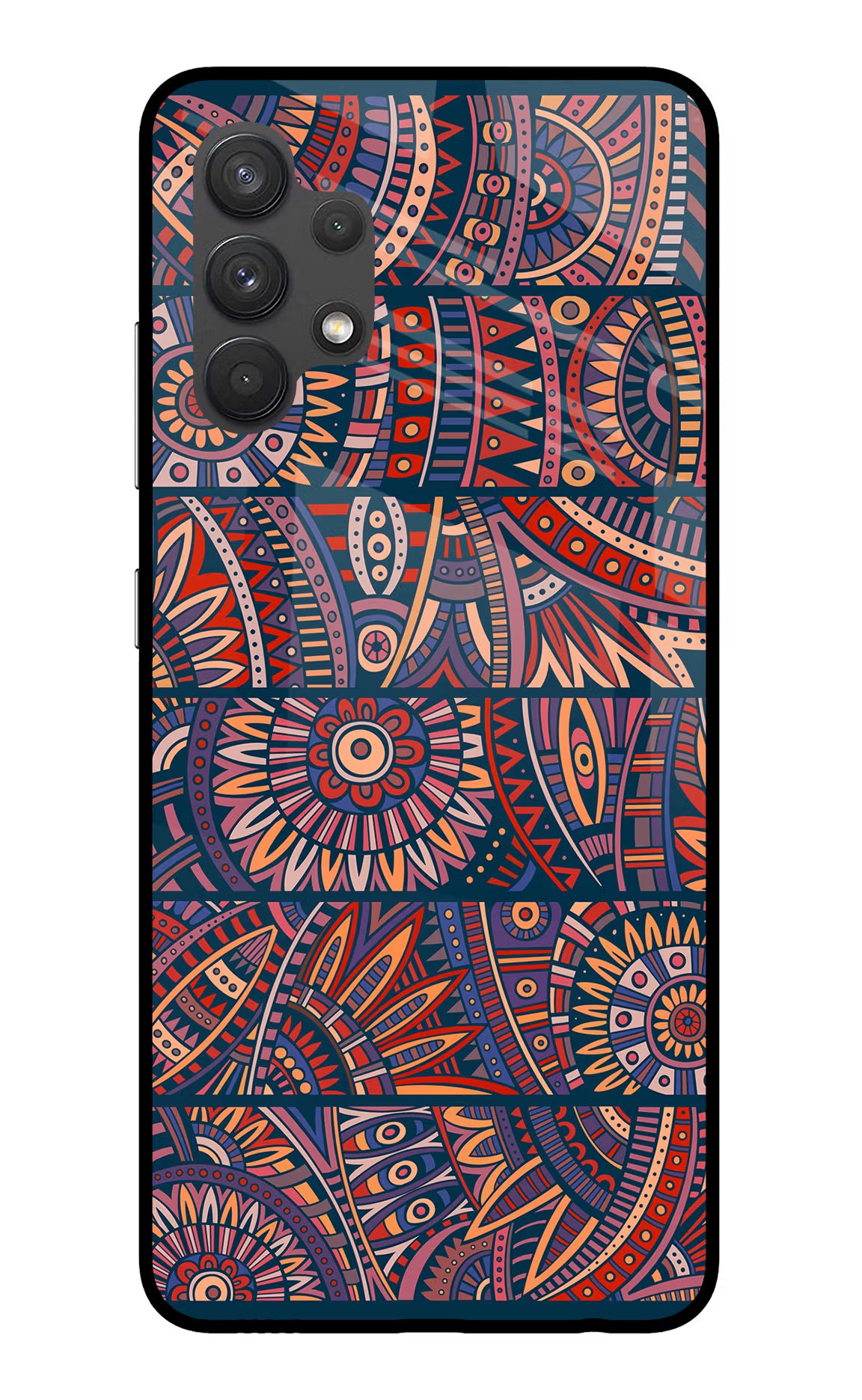 African Culture Design Samsung A32 4G Glass Case - African Culture Design Samsung A32 4G Glass Case African Culture Design Samsung A32 4G Glass Case