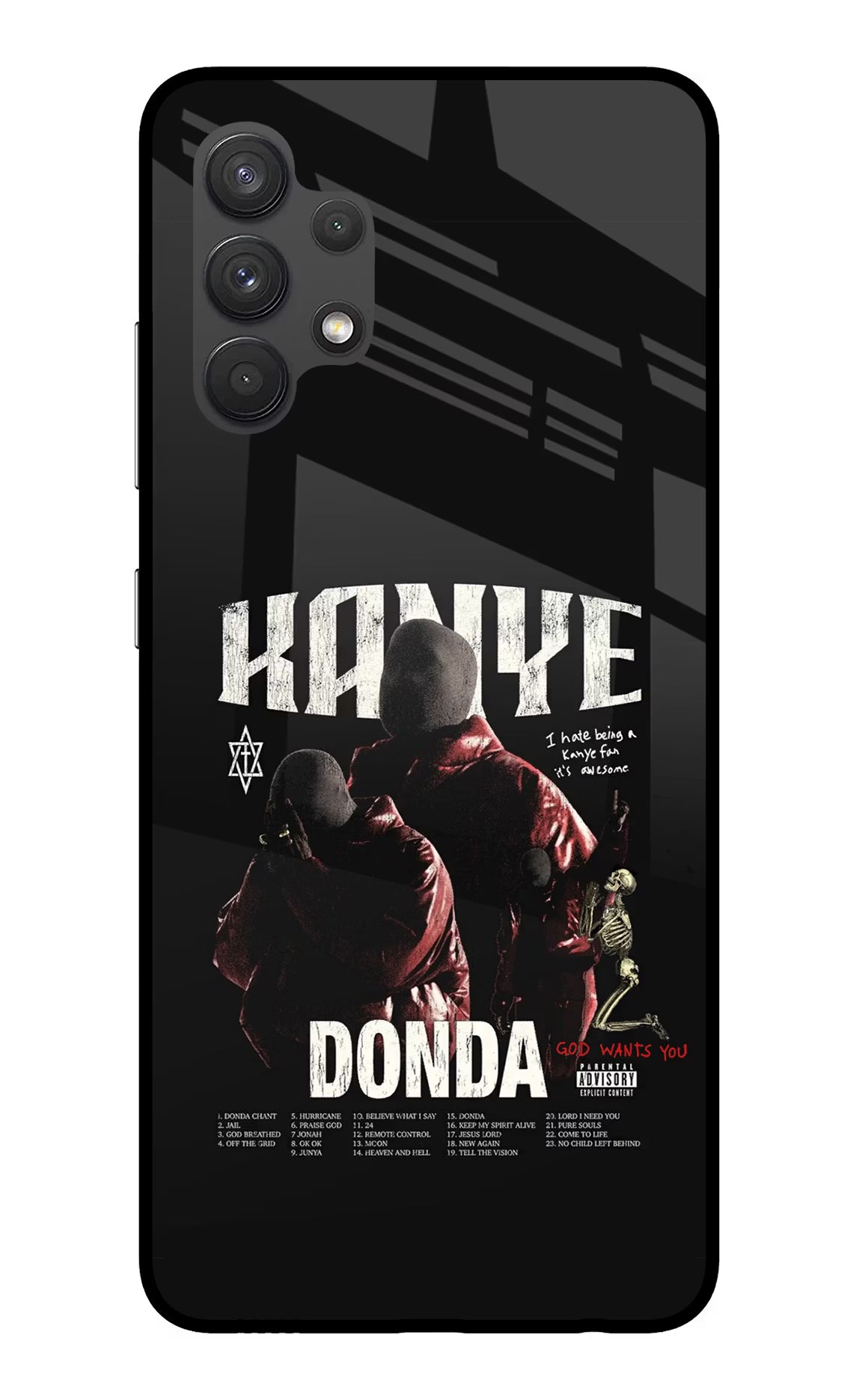 Donda Kanye West Samsung A32 4G Glass Case - Donda Kanye West Samsung A32 4G Glass Case Donda Kanye West Samsung A32 4G Glass Case