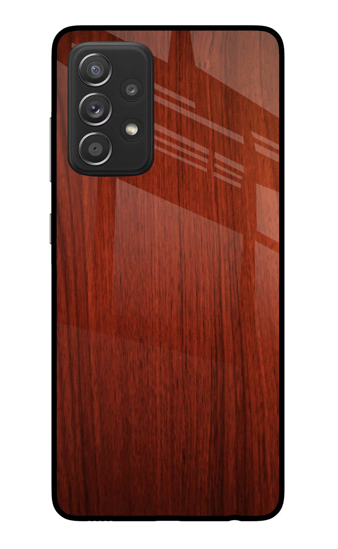 Wooden Plain Pattern Samsung A52/A52s 5G Back Cover - Wooden Plain Pattern Samsung A52/A52s 5G Glass Case Back Cover by Casekaro Wooden Plain Pattern Samsung A52/A52s 5G Glass Case Back Cover by Casekaro