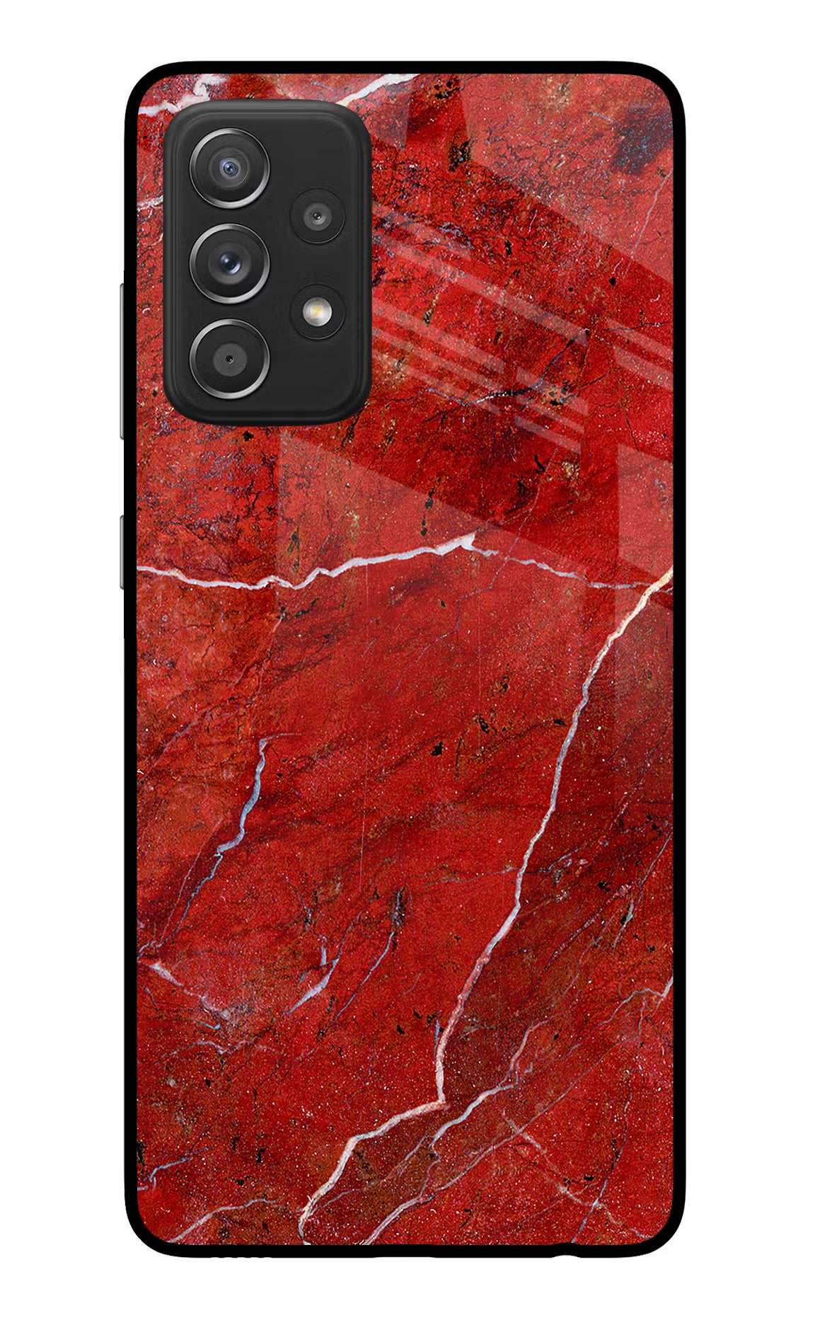 Red Marble Design Samsung A52/A52s 5G Glass Case - Red Marble Design Samsung A52/A52s 5G Glass Case Red Marble Design Samsung A52/A52s 5G Glass Case