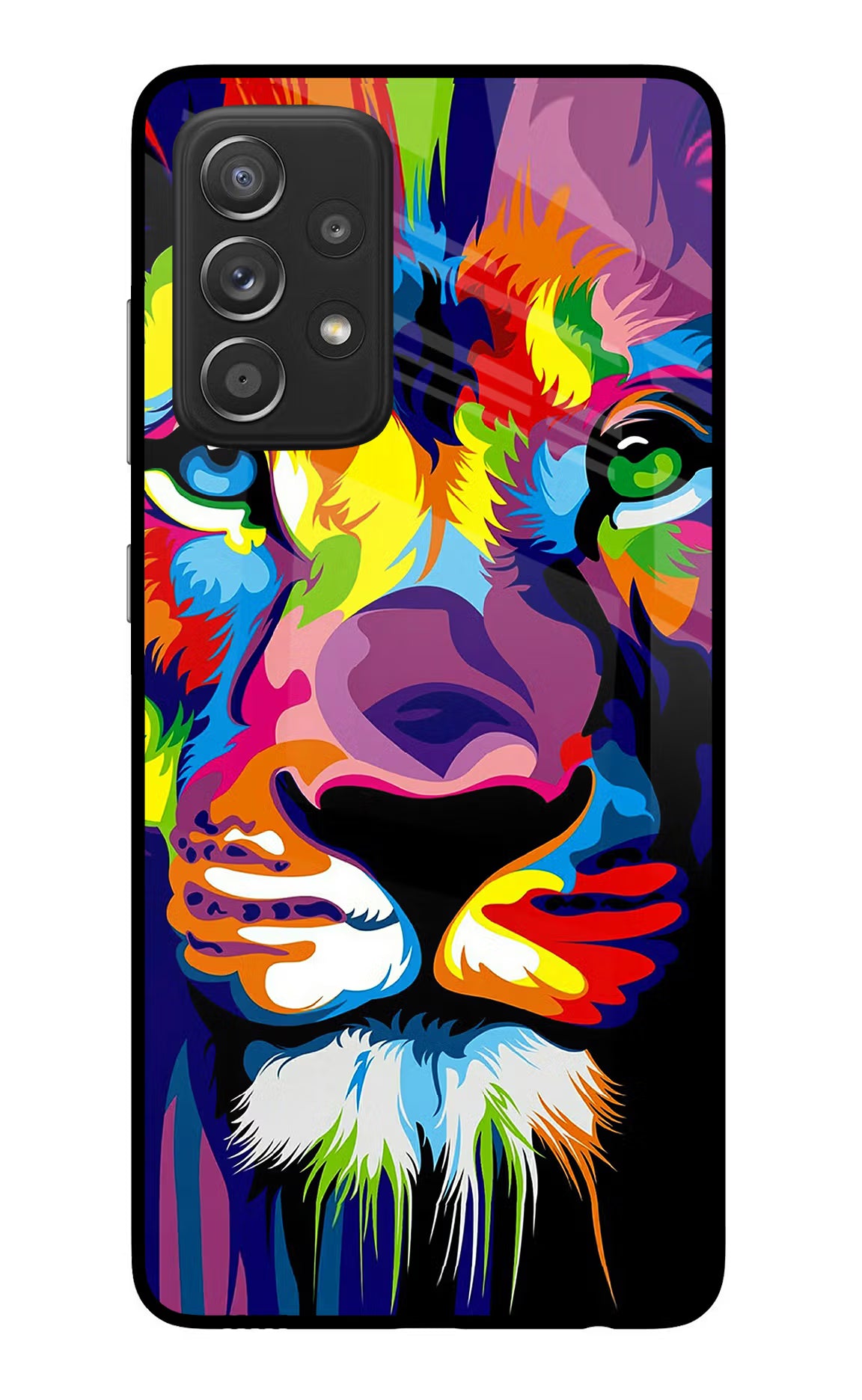 Lion Samsung A52/A52s 5G Glass Case - Lion Samsung A52/A52s 5G Glass Case Lion Samsung A52/A52s 5G Glass Case