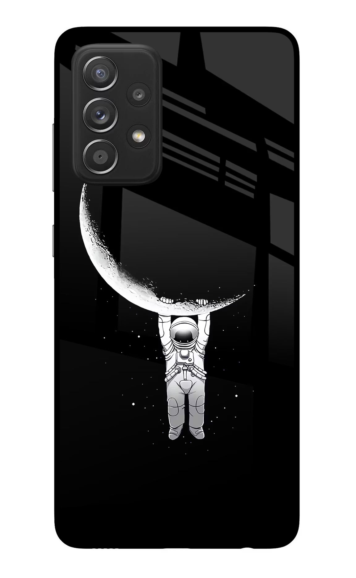 Moon Space Samsung A52/A52s 5G Glass Case - Moon Space Samsung A52/A52s 5G Glass Case Moon Space Samsung A52/A52s 5G Glass Case