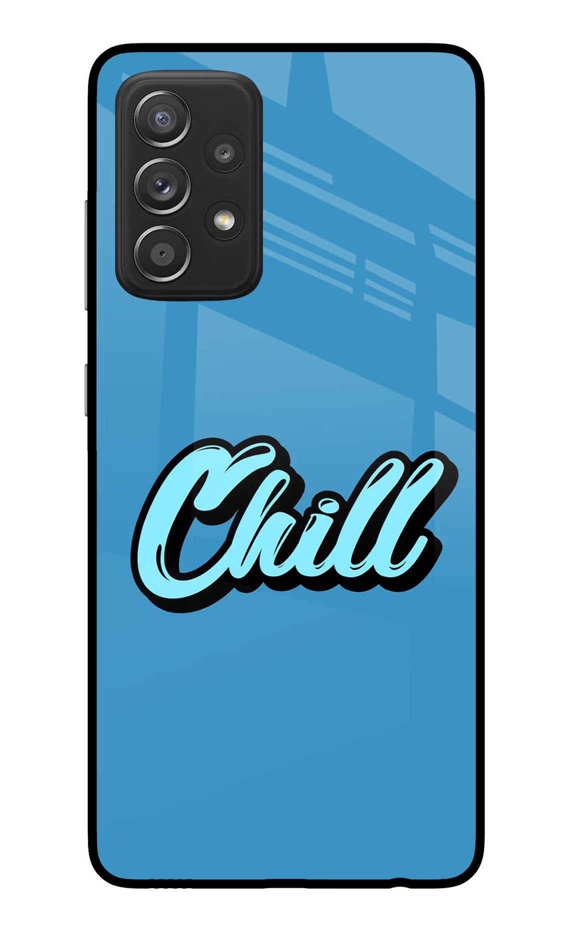 Chill Samsung A52/A52s 5G Back Cover - Chill Samsung A52/A52s 5G Glass Case Back Cover by Casekaro Chill Samsung A52/A52s 5G Glass Case Back Cover by Casekaro