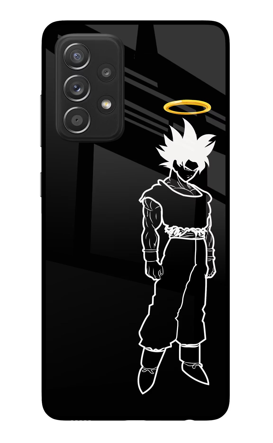 DBS Character Samsung A52/A52s 5G Back Cover - DBS Character Samsung A52/A52s 5G Glass Case Back Cover by Casekaro DBS Character Samsung A52/A52s 5G Glass Case Back Cover by Casekaro