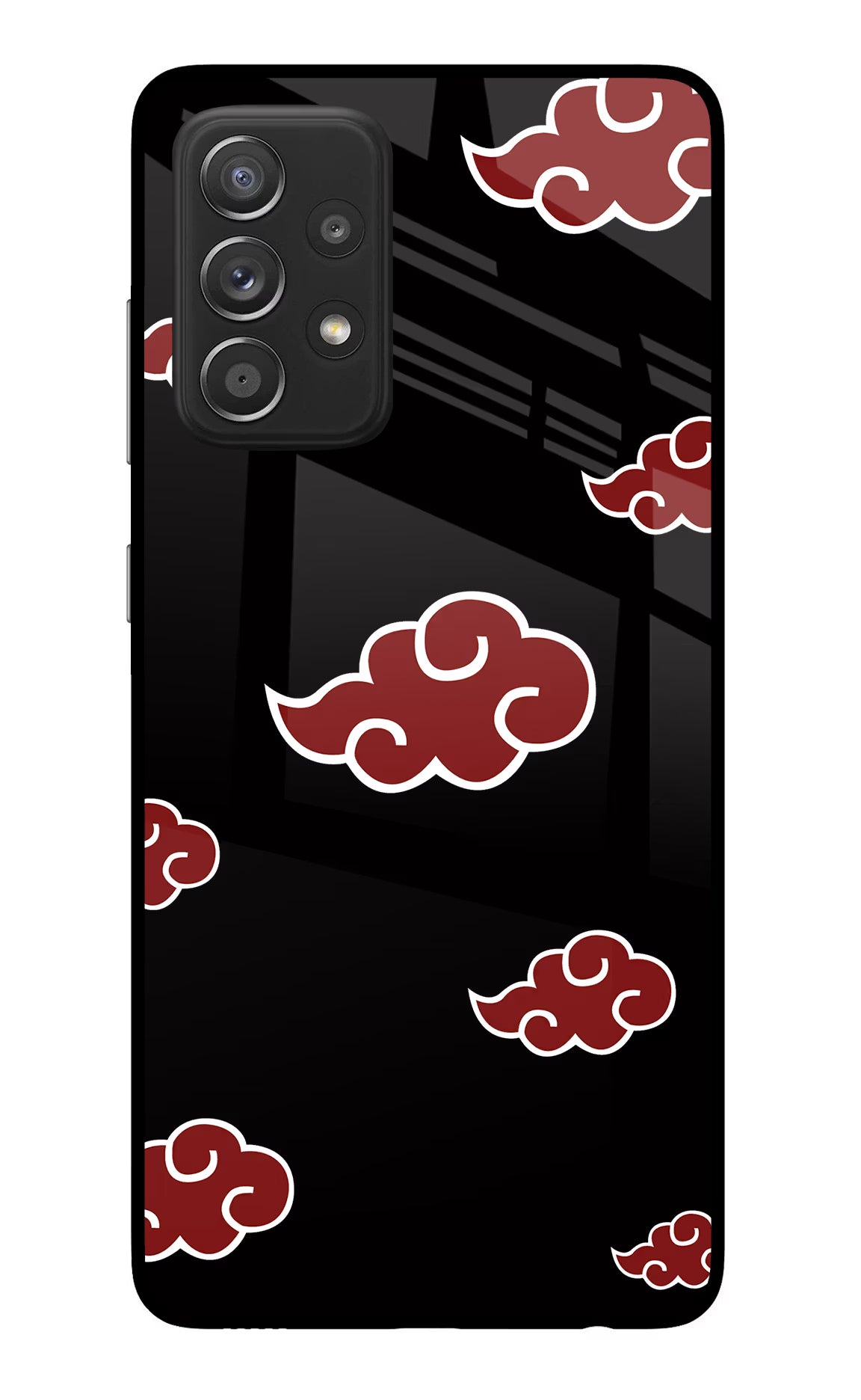 Akatsuki Samsung A52/A52s 5G Back Cover - Akatsuki Samsung A52/A52s 5G Glass Case Back Cover by Casekaro Akatsuki Samsung A52/A52s 5G Glass Case Back Cover by Casekaro