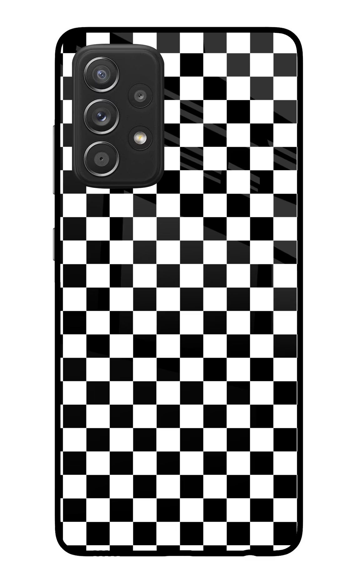 Chess Board Samsung A52/A52s 5G Back Cover - Chess Board Samsung A52/A52s 5G Glass Case Back Cover by Casekaro Chess Board Samsung A52/A52s 5G Glass Case Back Cover by Casekaro