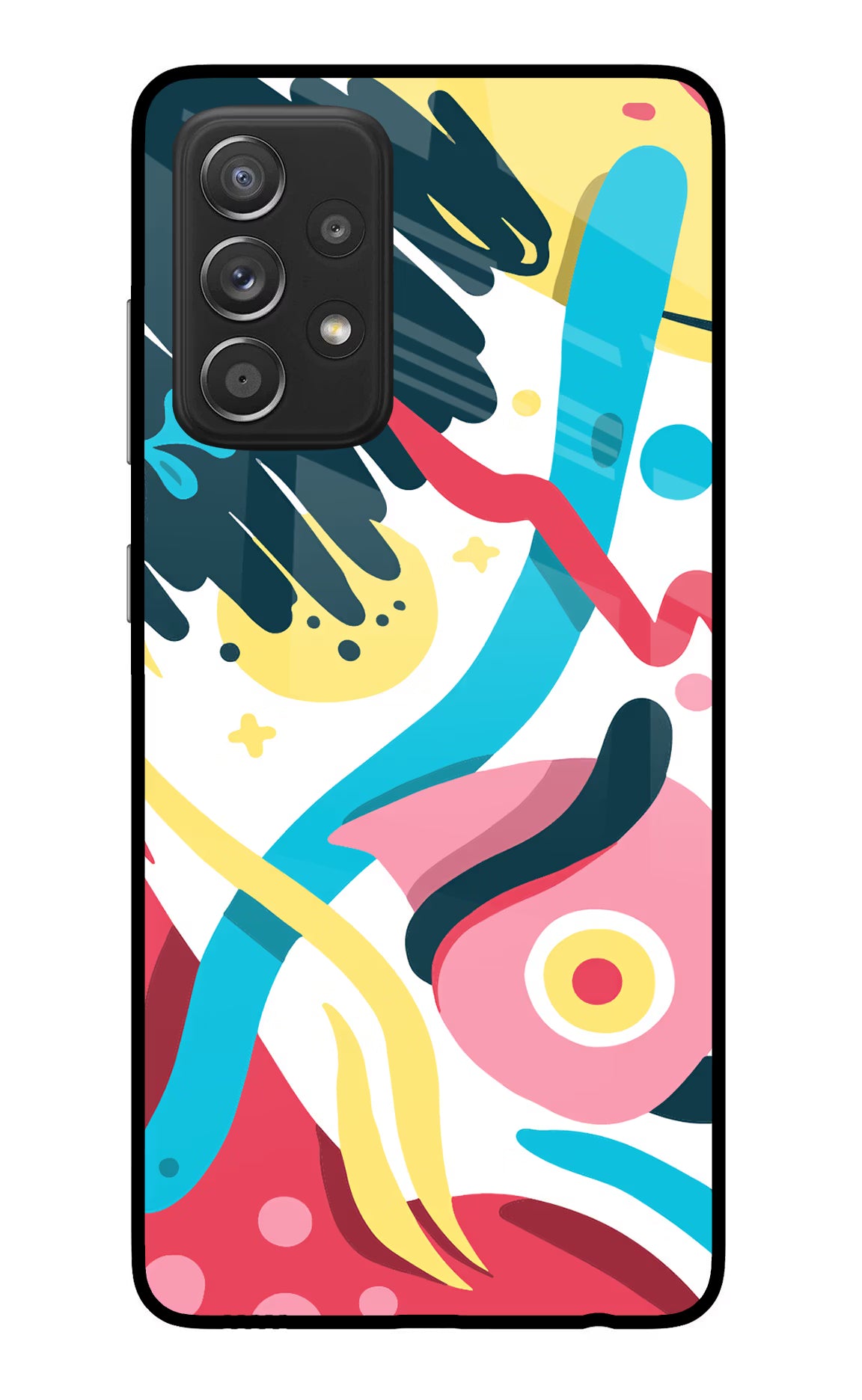 Trippy Samsung A52/A52s 5G Back Cover - Trippy Samsung A52/A52s 5G Glass Case Back Cover by Casekaro Trippy Samsung A52/A52s 5G Glass Case Back Cover by Casekaro