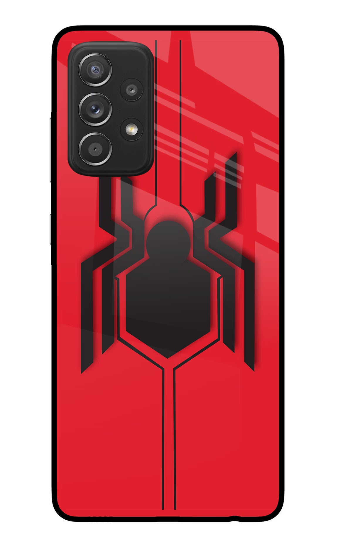 Spider Samsung A52/A52s 5G Back Cover - Spider Samsung A52/A52s 5G Glass Case Back Cover by Casekaro Spider Samsung A52/A52s 5G Glass Case Back Cover by Casekaro
