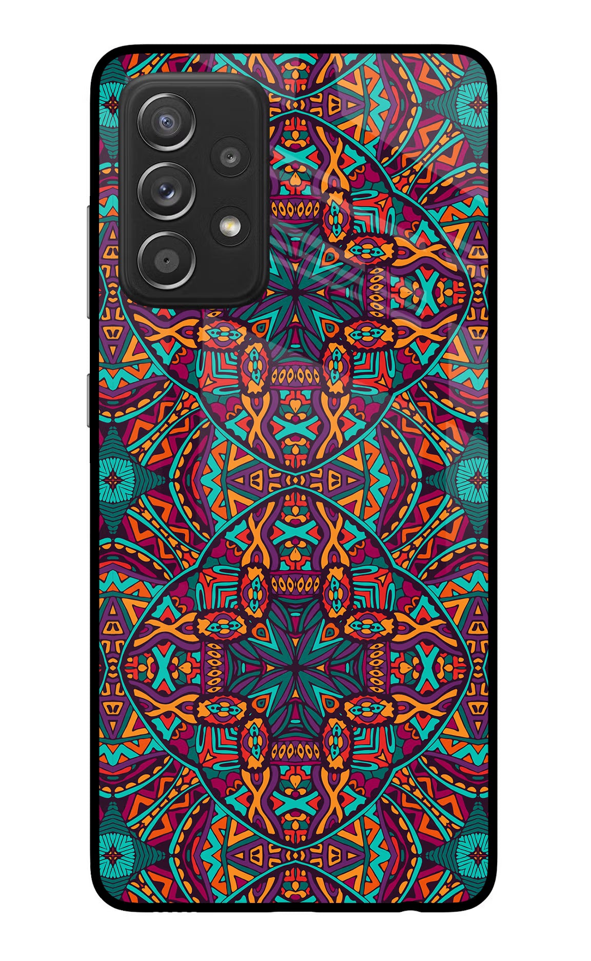 Colour Mandala Samsung A52/A52s 5G Glass Case - Colour Mandala Samsung A52/A52s 5G Glass Case Colour Mandala Samsung A52/A52s 5G Glass Case