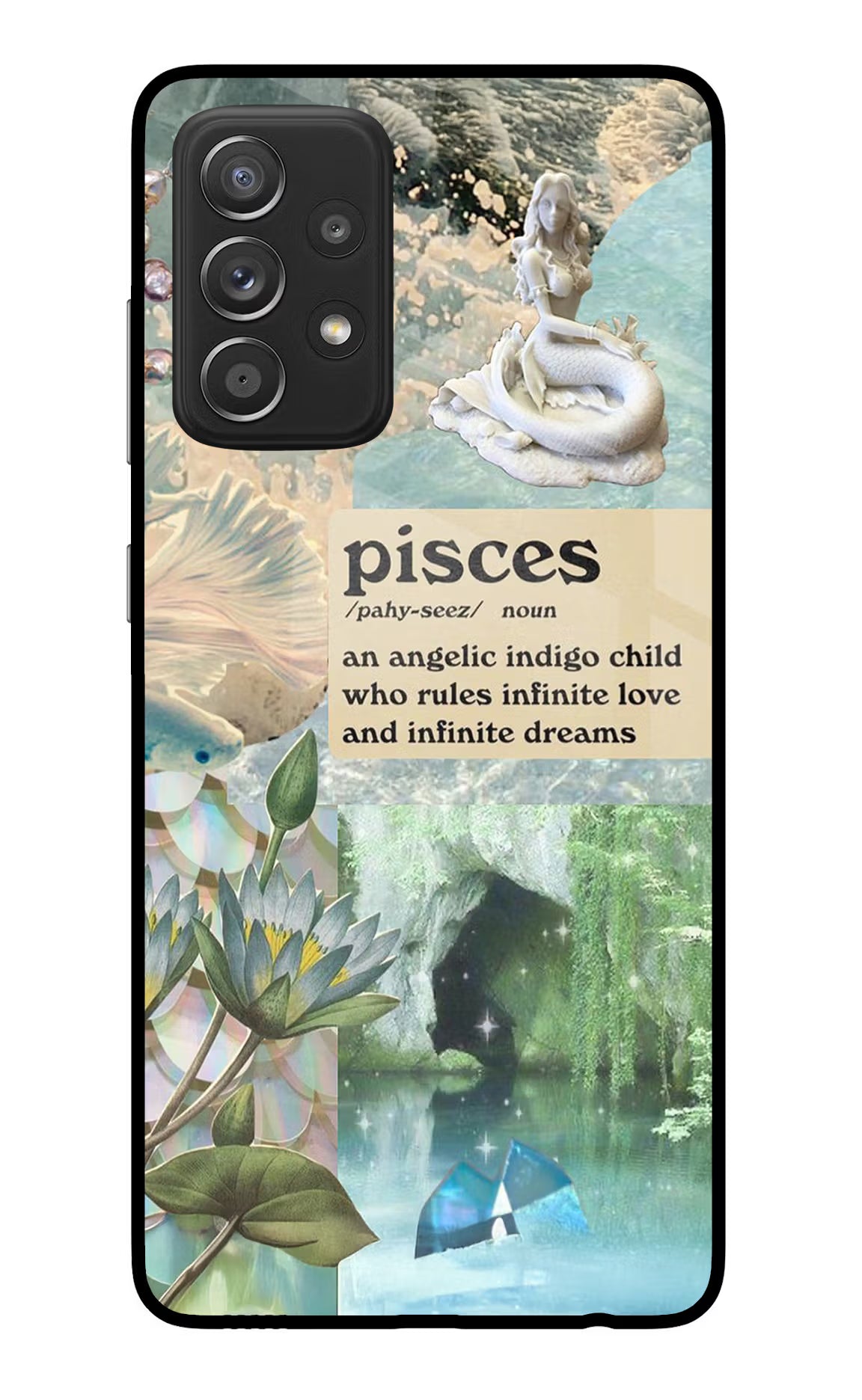 Pisces Zodiac Samsung A52/A52s 5G Glass Case - Pisces Zodiac Samsung A52/A52s 5G Glass Case Pisces Zodiac Samsung A52/A52s 5G Glass Case