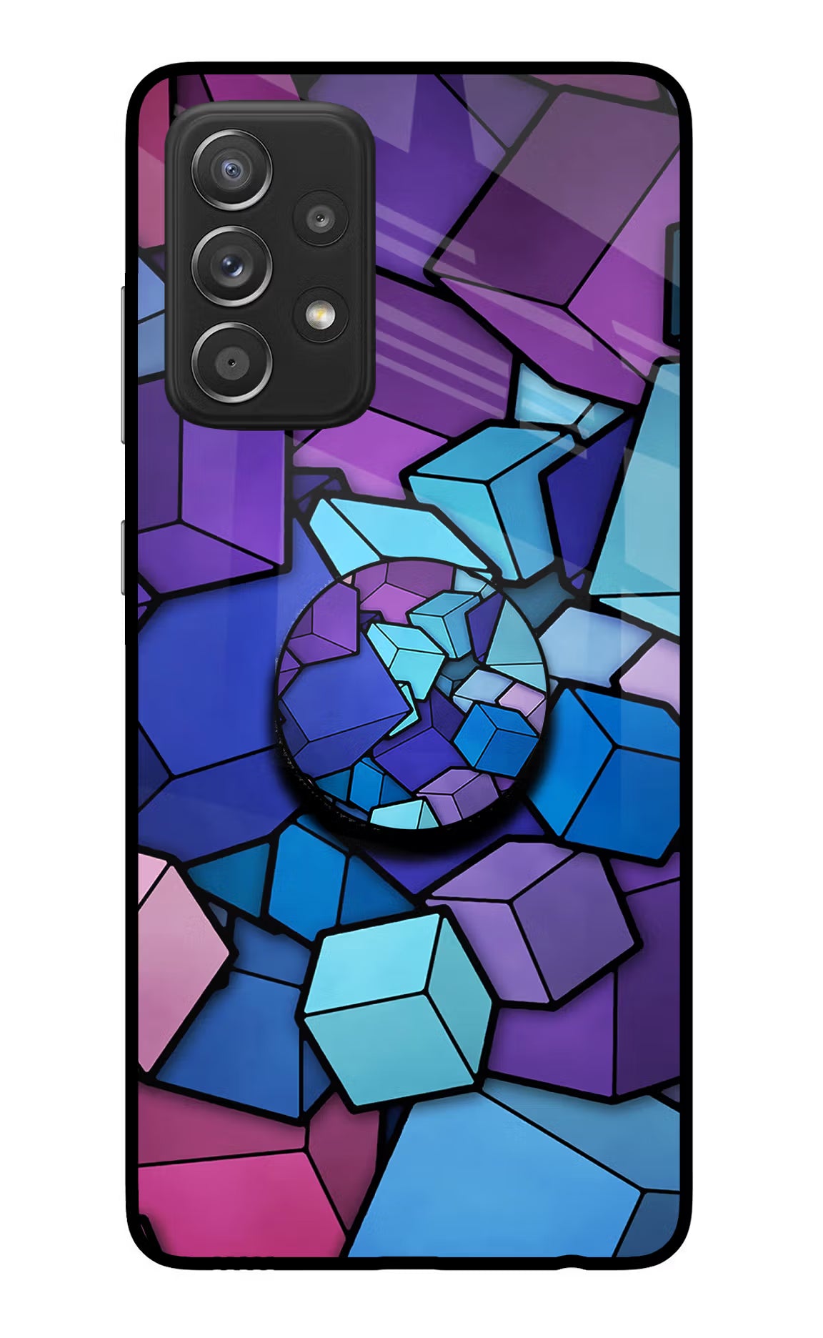 Cubic Abstract Samsung A52/A52s 5G Pop Case - Cubic Abstract Samsung A52/A52s 5G Pop Case by Casekaro Cubic Abstract Samsung A52/A52s 5G Pop Case by Casekaro