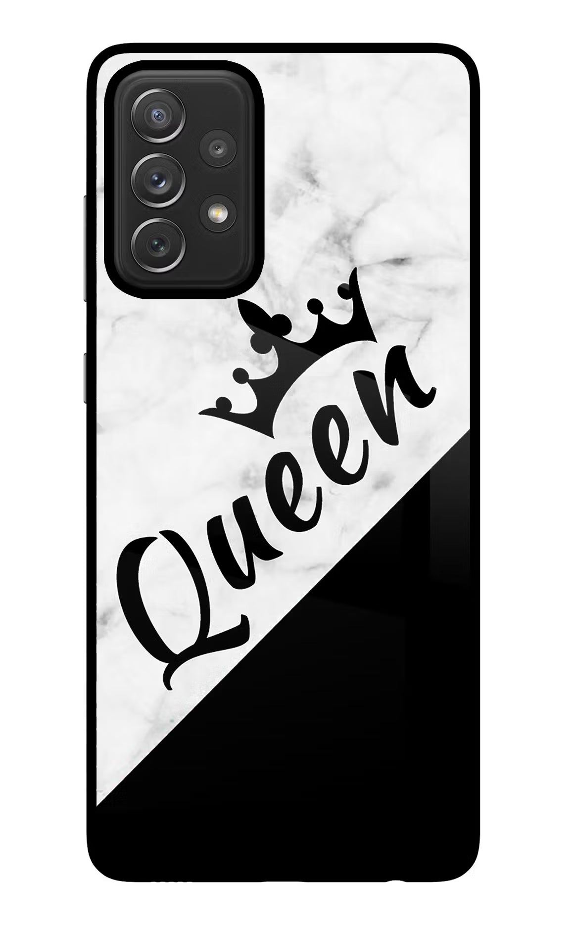 Queen Samsung A72 Glass Case - Queen Samsung A72 Glass Case Queen Samsung A72 Glass Case