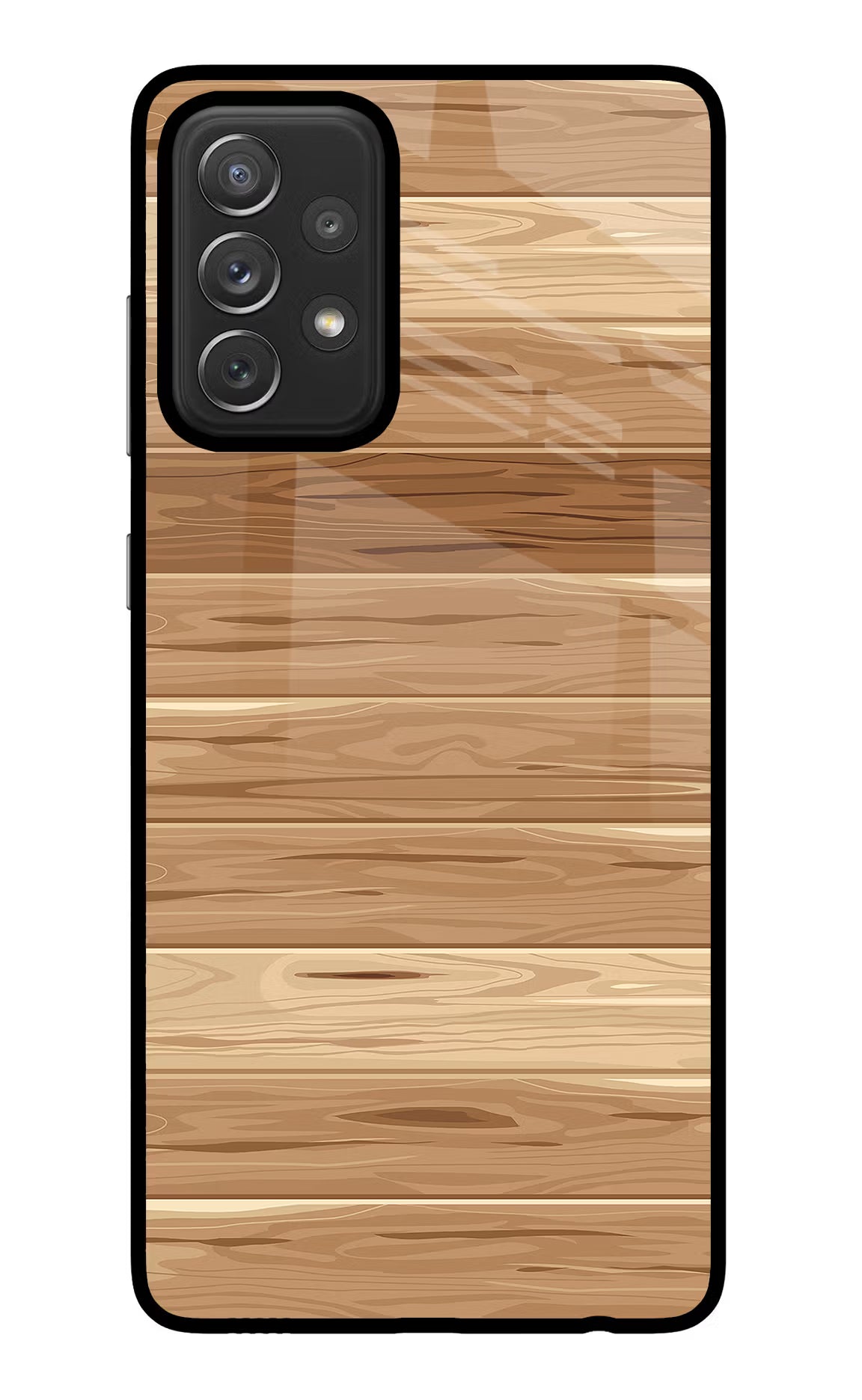 Wooden Vector Samsung A72 Glass Case - Wooden Vector Samsung A72 Glass Case Wooden Vector Samsung A72 Glass Case