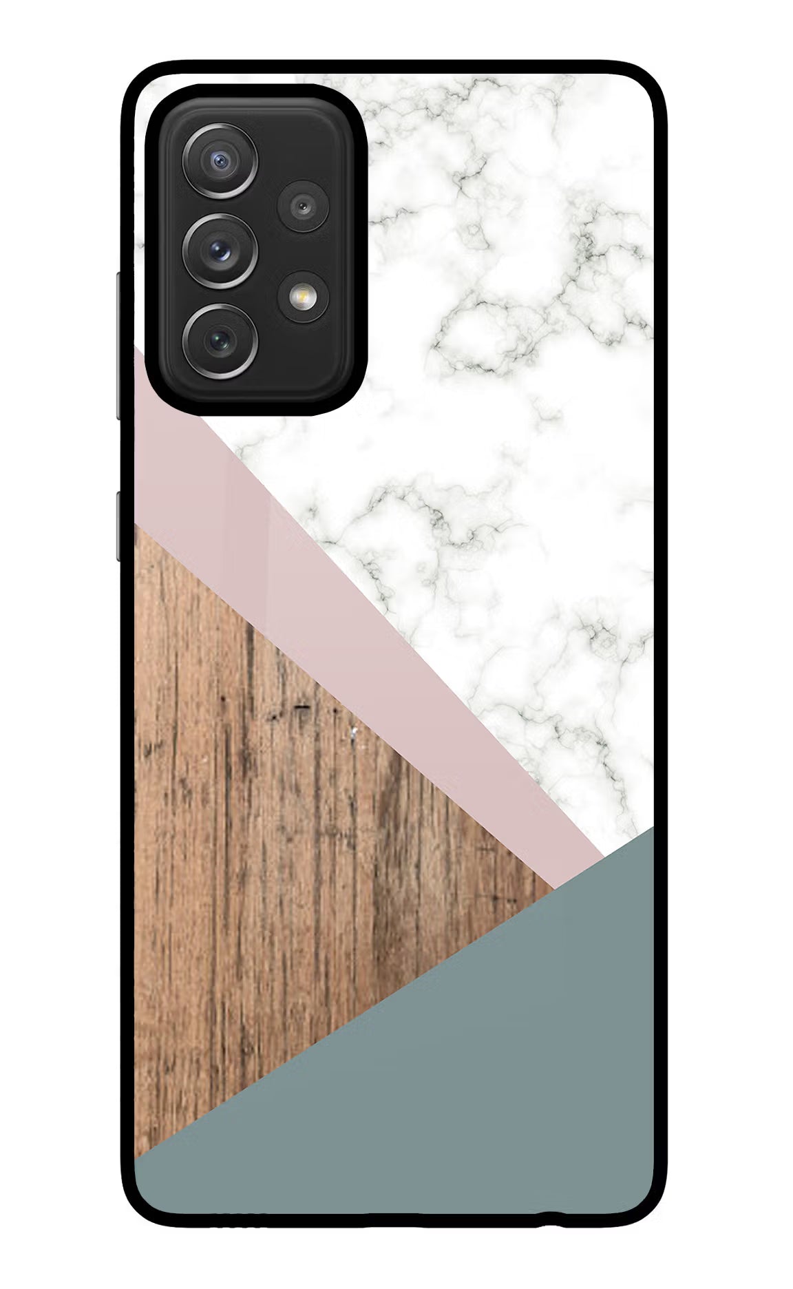 Marble wood Abstract Samsung A72 Back Cover - Marble wood Abstract Samsung A72 Glass Case Back Cover by Casekaro Marble wood Abstract Samsung A72 Glass Case Back Cover by Casekaro
