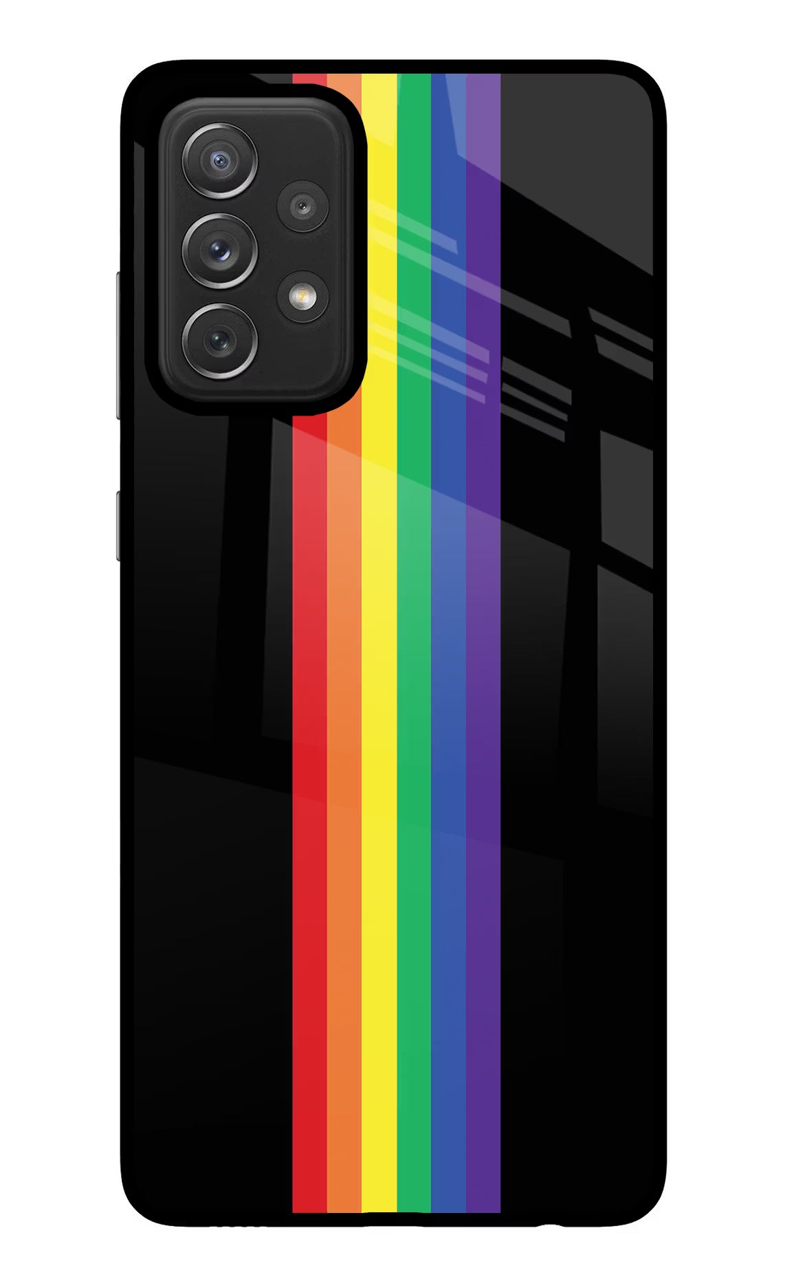 Pride Samsung A72 Back Cover - Pride Samsung A72 Glass Case Back Cover by Casekaro Pride Samsung A72 Glass Case Back Cover by Casekaro