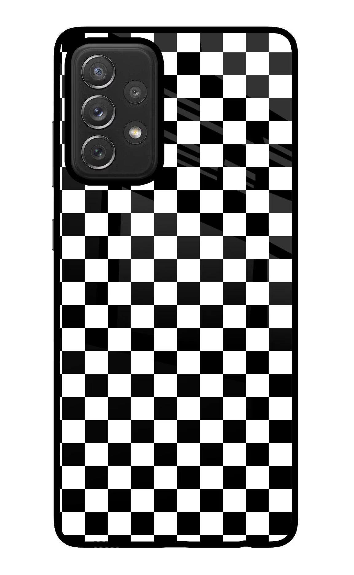 Chess Board Samsung A72 Back Cover - Chess Board Samsung A72 Glass Case Back Cover by Casekaro Chess Board Samsung A72 Glass Case Back Cover by Casekaro