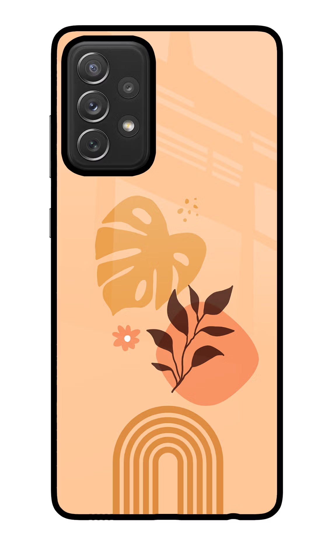 Bohemian Art Samsung A72 Back Cover - Bohemian Art Samsung A72 Glass Case Back Cover by Casekaro Bohemian Art Samsung A72 Glass Case Back Cover by Casekaro