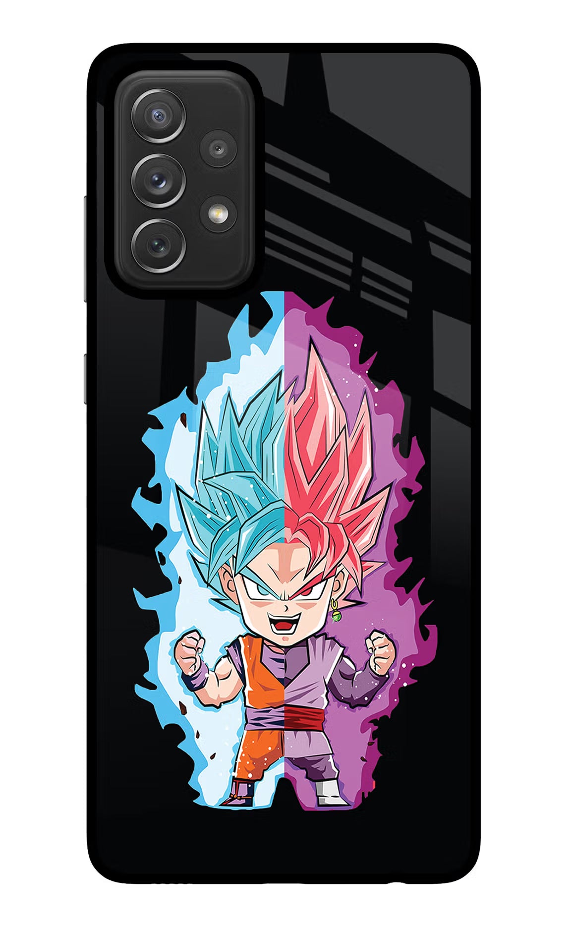 Chota Goku Samsung A72 Glass Case - Chota Goku Samsung A72 Glass Case Chota Goku Samsung A72 Glass Case