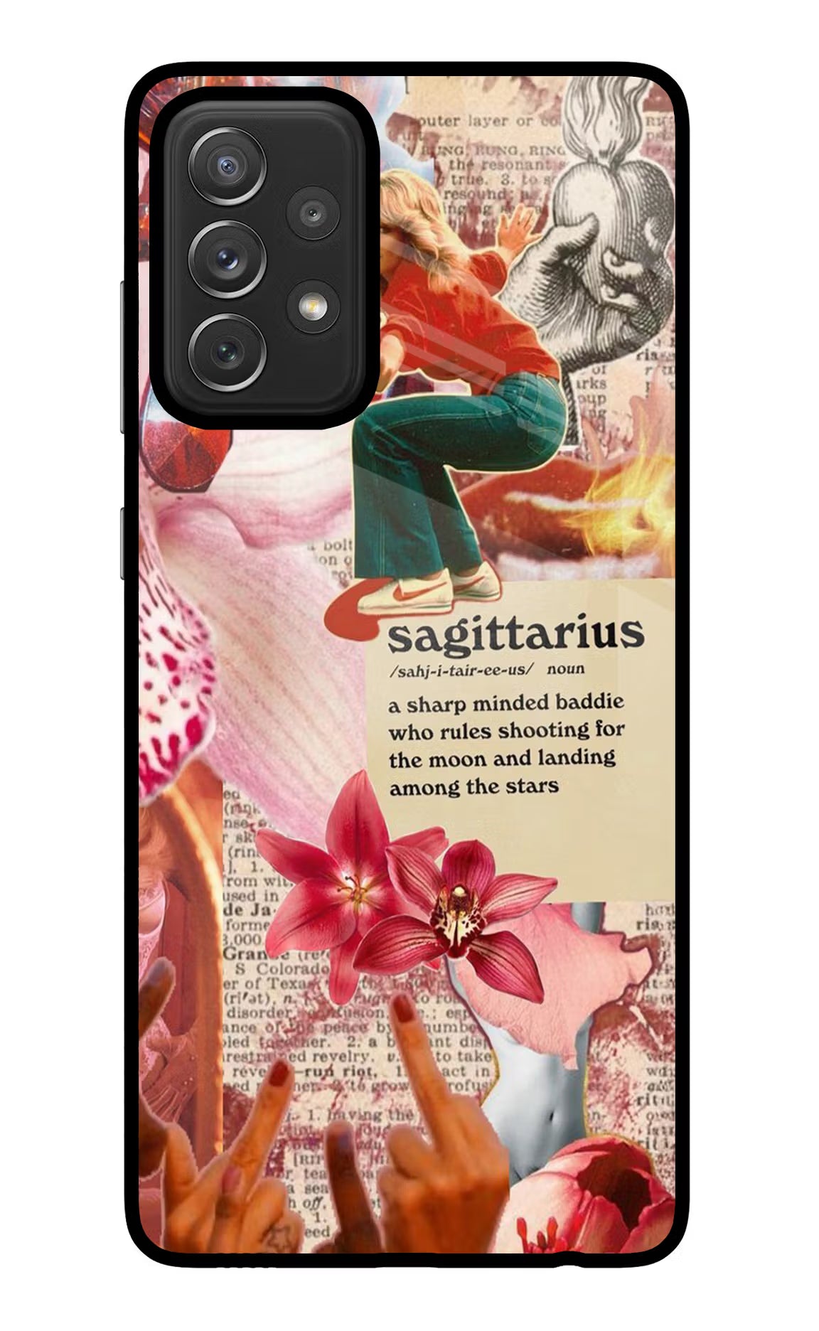 Sagittarius Zodiac Samsung A72 Glass Case - Sagittarius Zodiac Samsung A72 Glass Case Sagittarius Zodiac Samsung A72 Glass Case