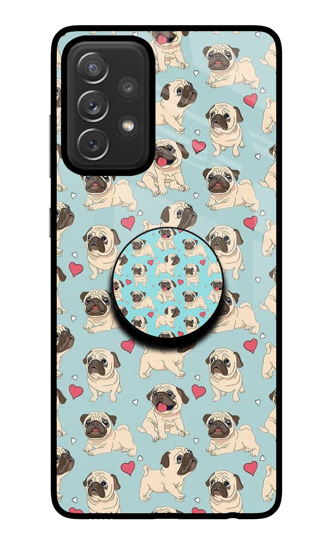 Pug Dog Samsung A72 Pop Case - Pug Dog Samsung A72 Pop Case by Casekaro Pug Dog Samsung A72 Pop Case by Casekaro