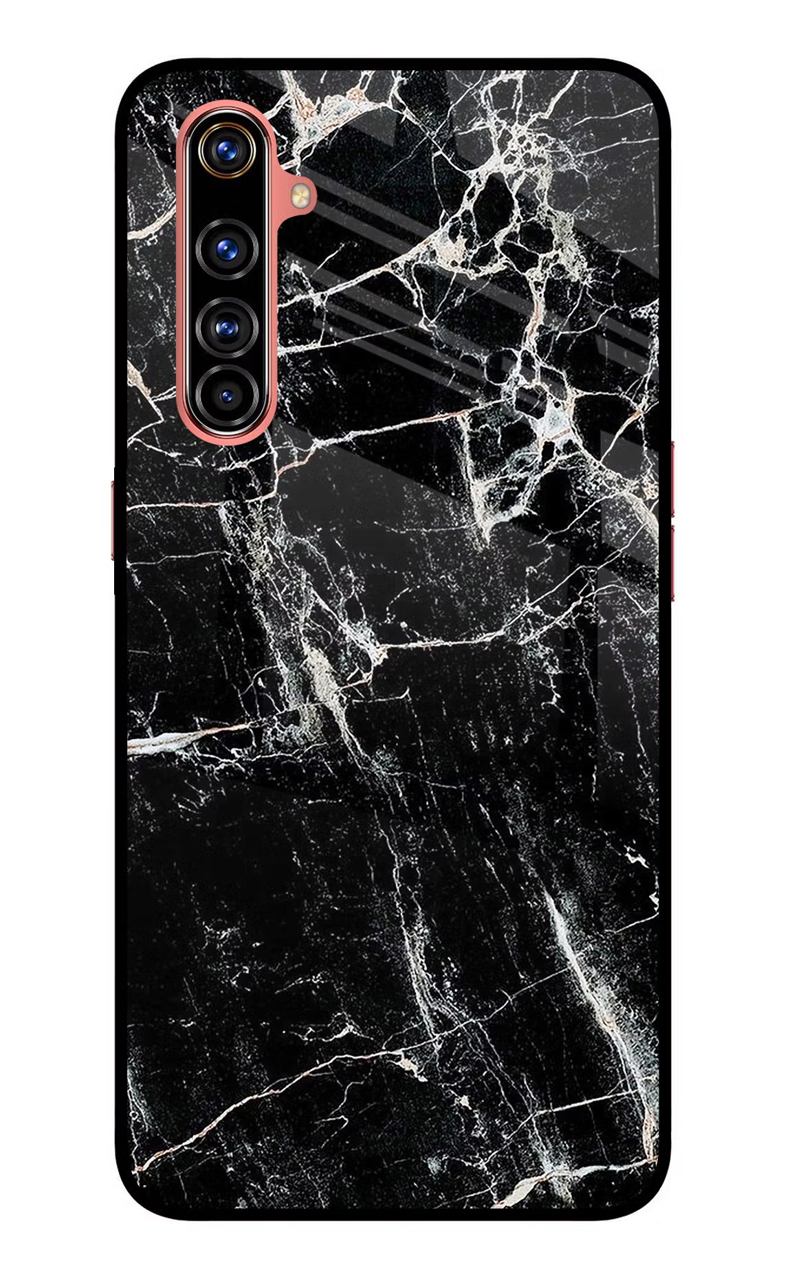 Black Marble Texture Realme X50 Pro Back Cover - Black Marble Texture Realme X50 Pro Glass Case Back Cover by Casekaro Black Marble Texture Realme X50 Pro Glass Case Back Cover by Casekaro
