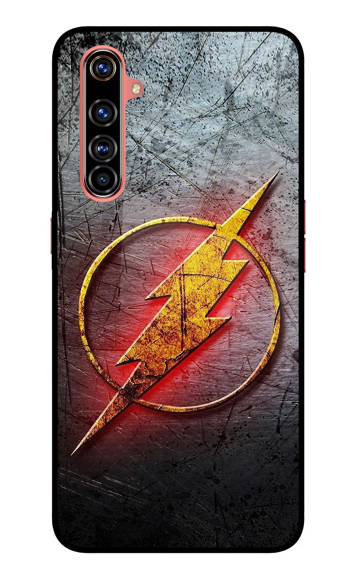 Flash Realme X50 Pro Back Cover - Flash Realme X50 Pro Glass Case Back Cover by Casekaro Flash Realme X50 Pro Glass Case Back Cover by Casekaro