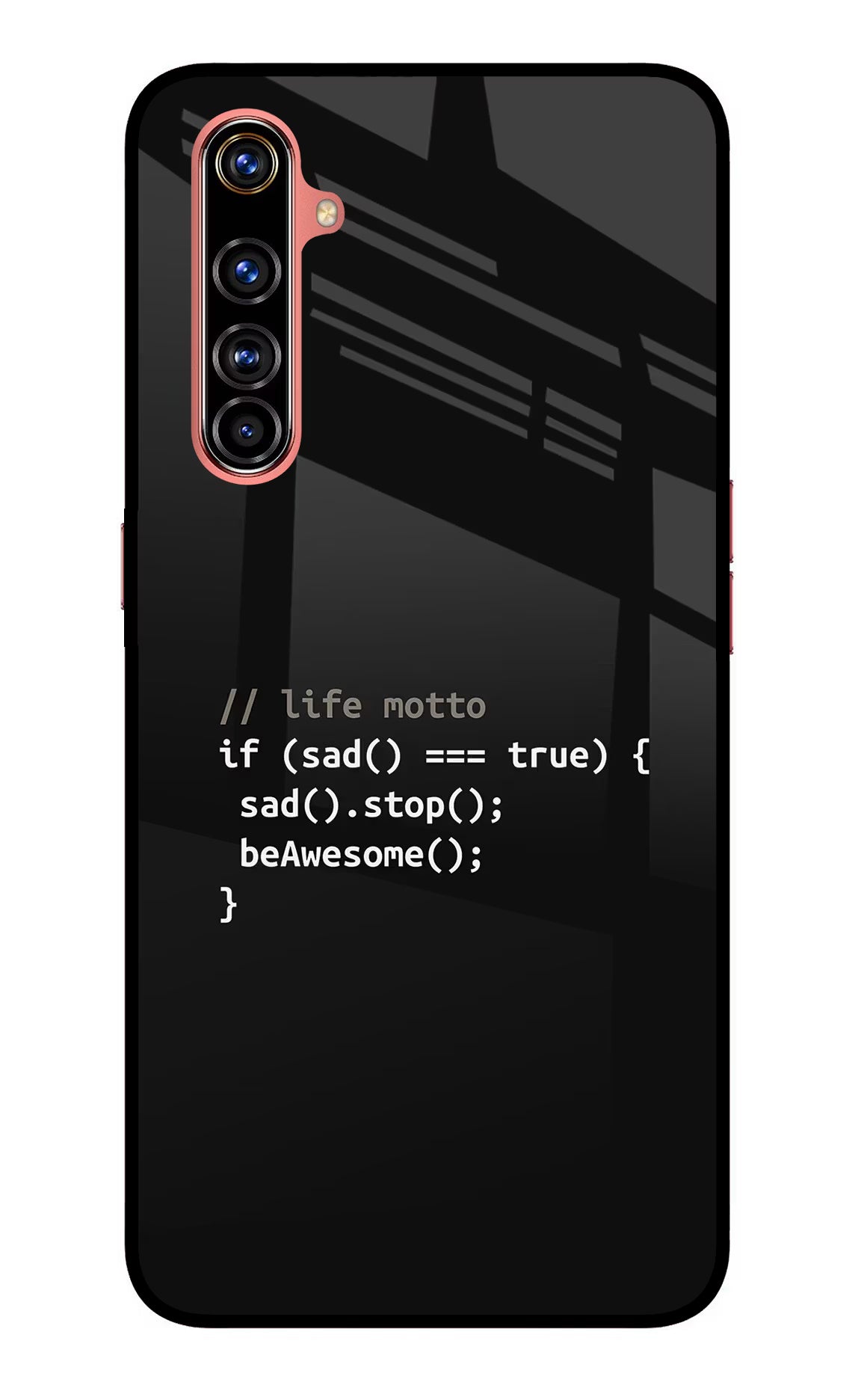 Life Motto Code Realme X50 Pro Back Cover - Life Motto Code Realme X50 Pro Glass Case Back Cover by Casekaro Life Motto Code Realme X50 Pro Glass Case Back Cover by Casekaro