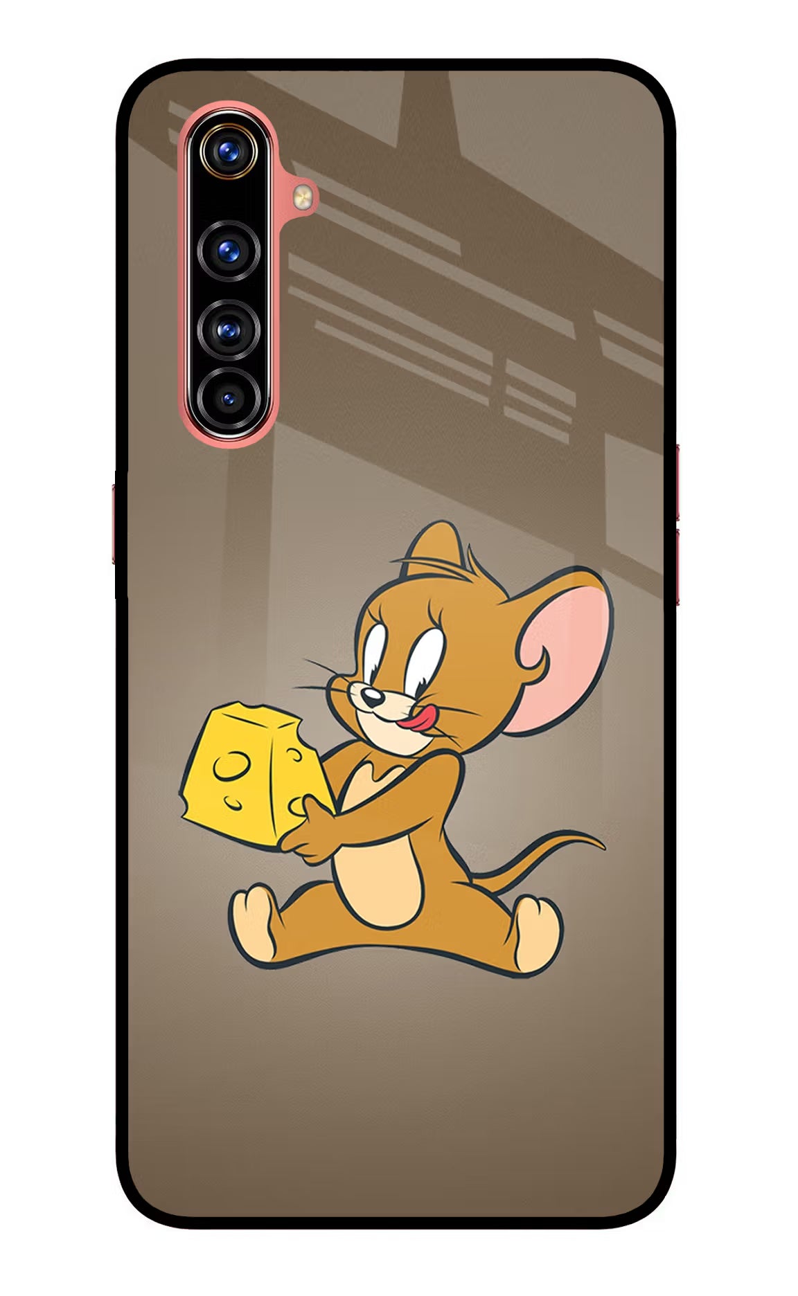 Jerry Realme X50 Pro Back Cover - Jerry Realme X50 Pro Glass Case Back Cover by Casekaro Jerry Realme X50 Pro Glass Case Back Cover by Casekaro