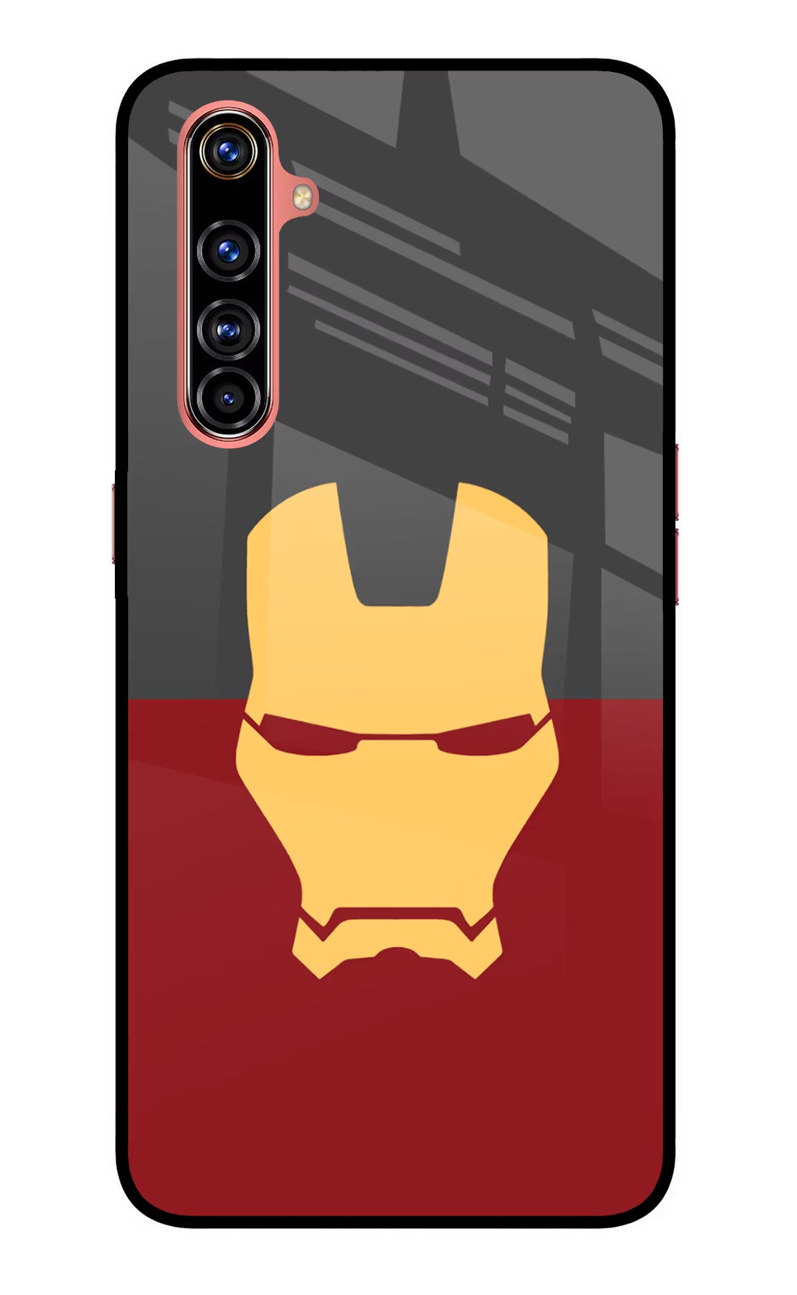 Ironman Realme X50 Pro Glass Case - Ironman Realme X50 Pro Glass Case Ironman Realme X50 Pro Glass Case
